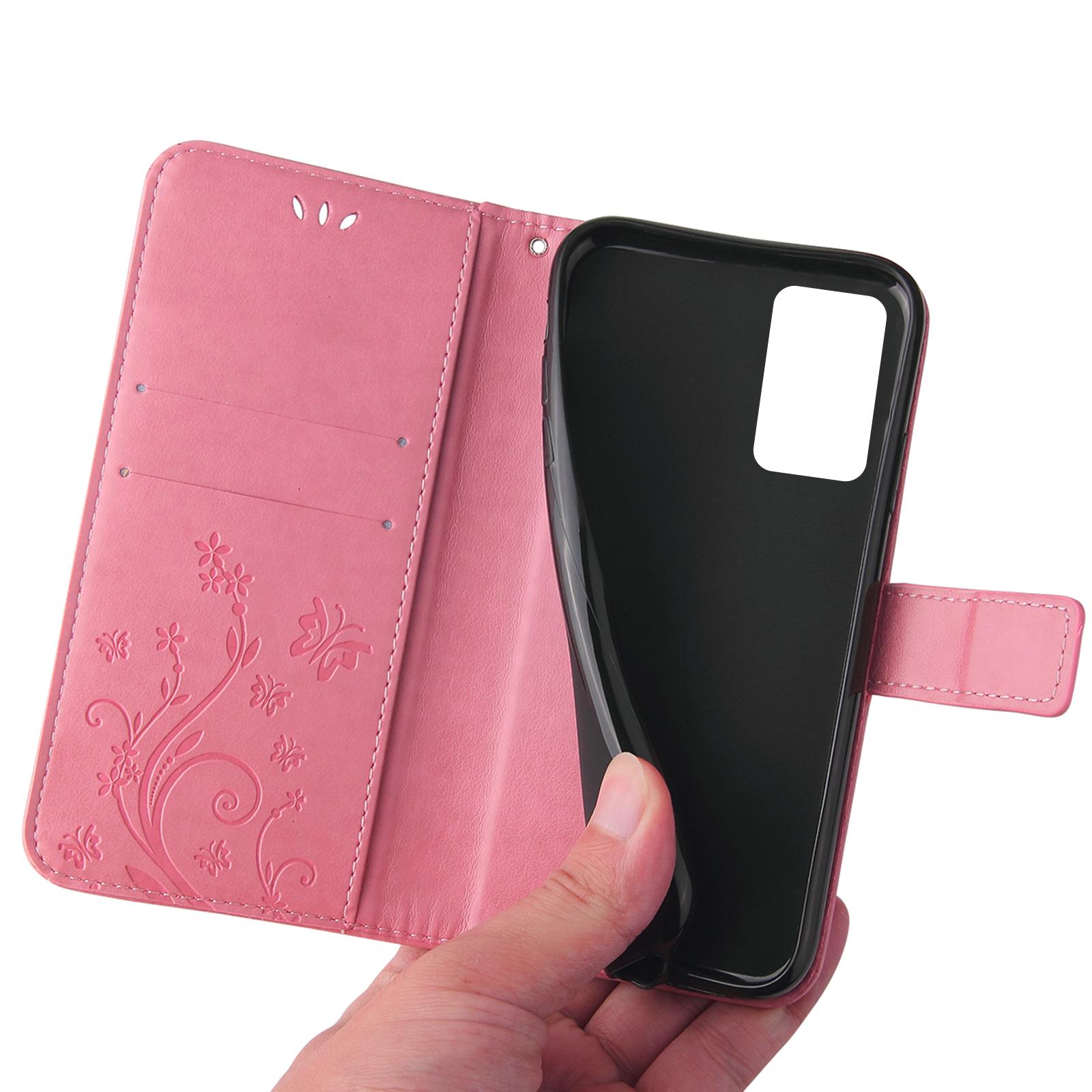 Handy Tasche fr Samsung Galaxy A52 Handyhlle Blumen Buch Klapp Cover Case  Rosa | eBay
