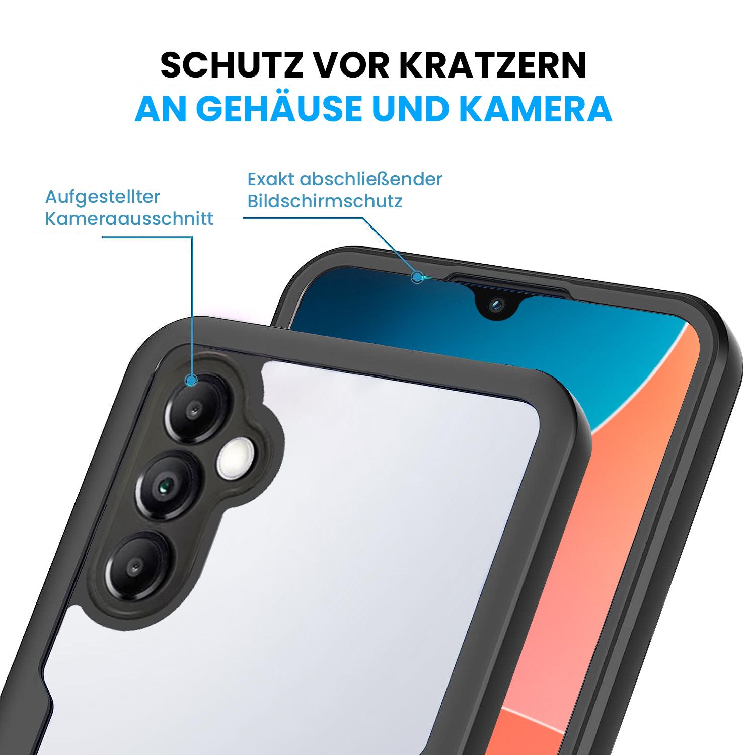 360 Grad Handyhülle für Samsung Galaxy A05s Rundum Schutz Case Front Back Cover