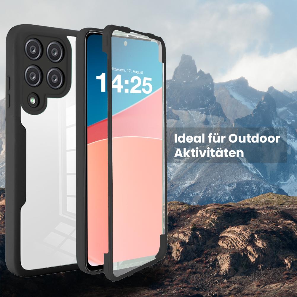 360 Grad Handyhülle für Samsung Galaxy A12 Rundum Schutz Case Front Back Cover