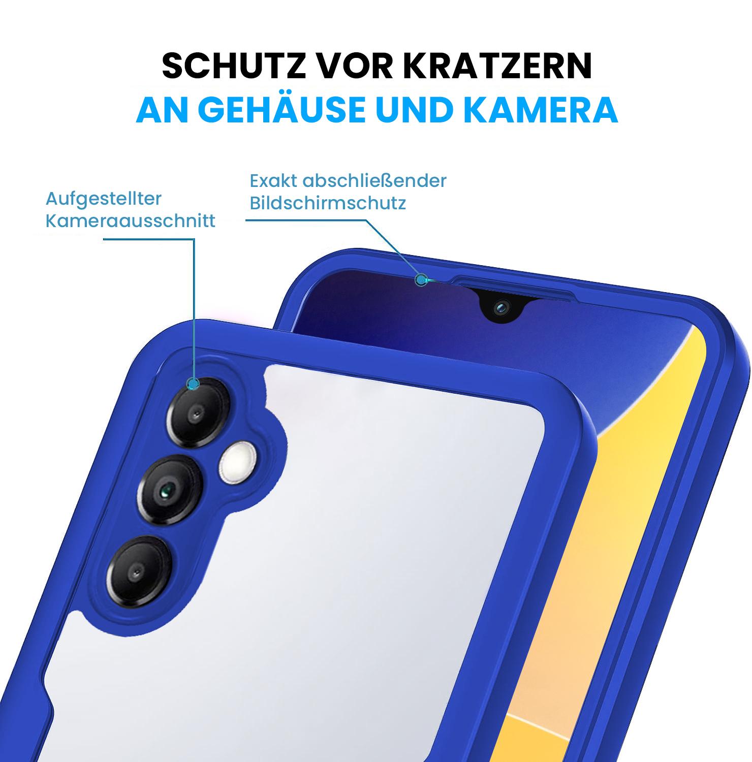 360 Grad Handyhülle für Samsung Galaxy A15 A15 5G Rundumschutz Case Front Back