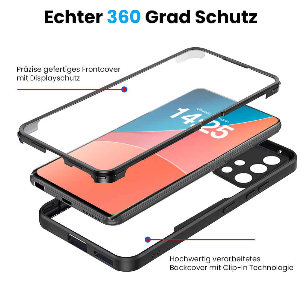 360 Grad Handyhülle für Samsung Galaxy A51 Rundum Schutz Case Front Back Cover