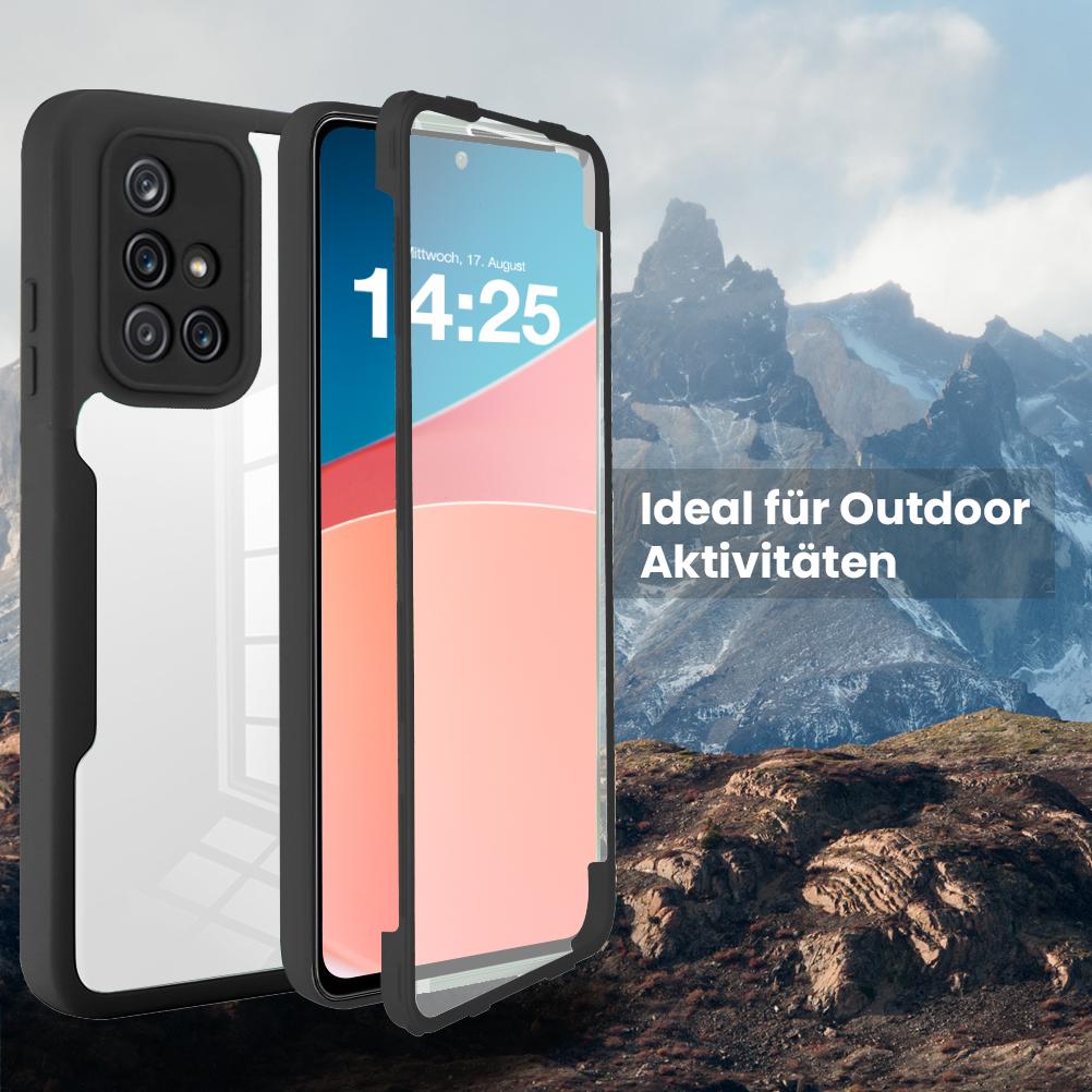 360 Grad Handyhülle für Samsung Galaxy A51 Rundum Schutz Case Front Back Cover