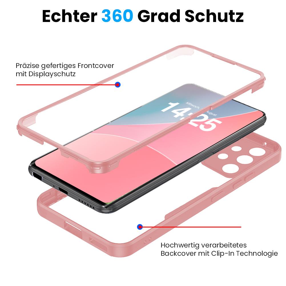 360 Grad Handyhülle für Samsung Galaxy A53 5G Rundum Schutz Case Front Backcover