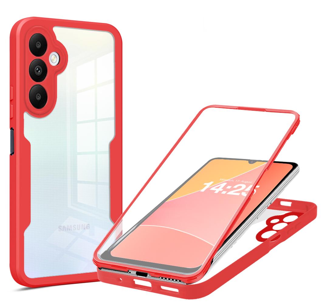 Handy Hülle 360 Grad für Samsung Galaxy A Serie Rundum Schutz Cover Front Back