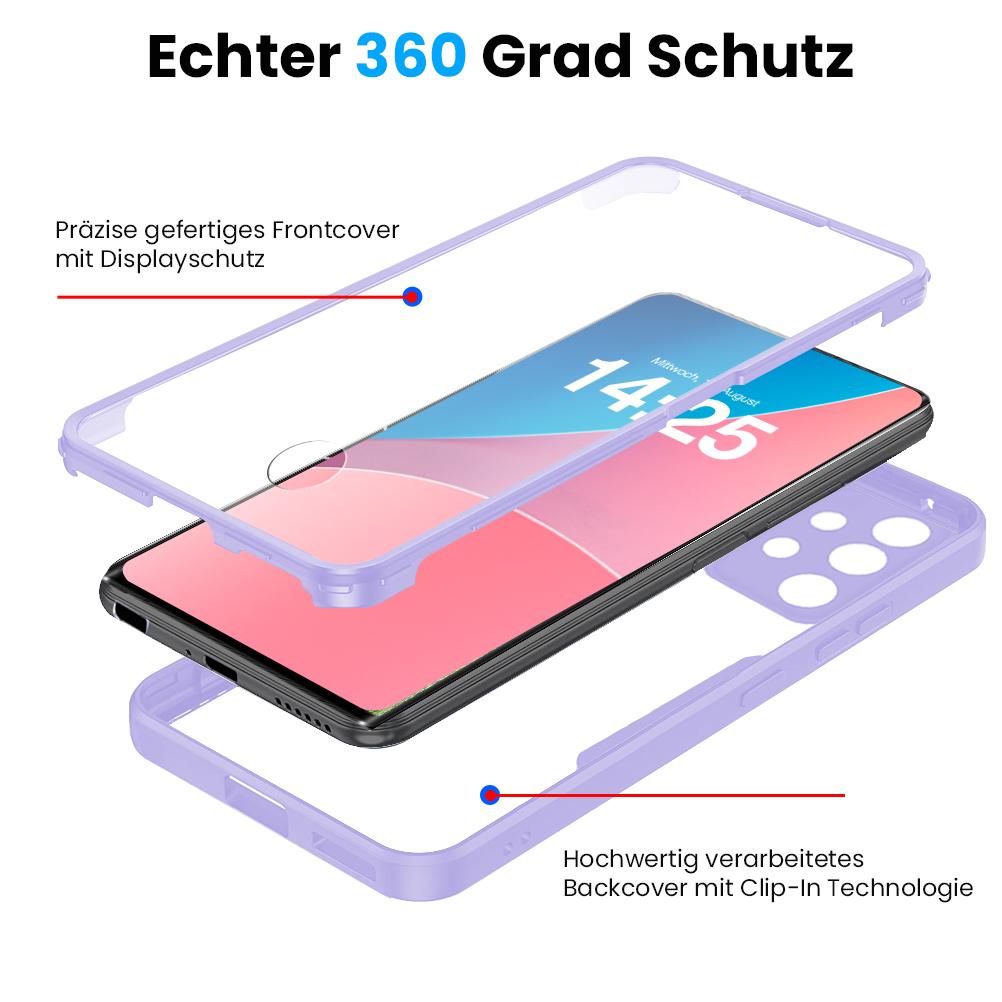360 Grad Handyhülle für Samsung Galaxy A52 A52 5G A52s 5G Rundum Schutz Case