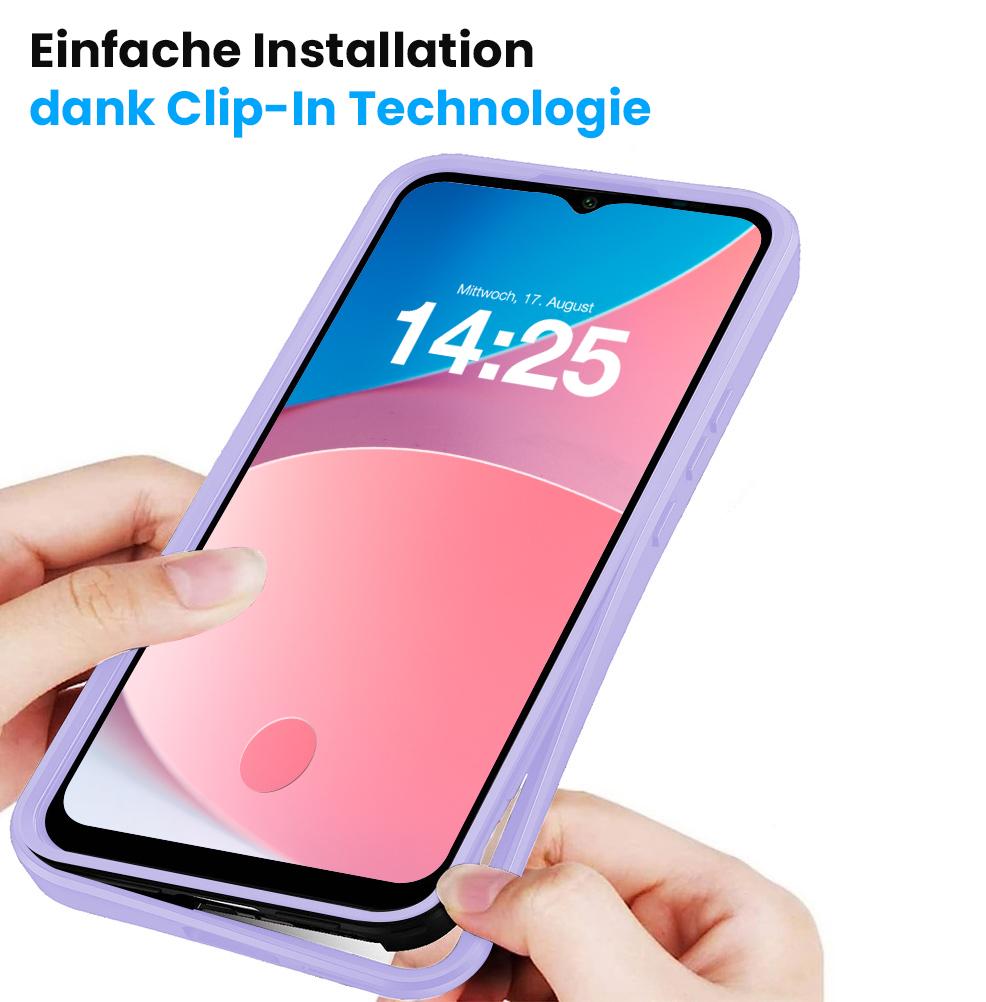 360 Grad Handyhülle für Samsung Galaxy A52 A52 5G A52s 5G Rundum Schutz Case