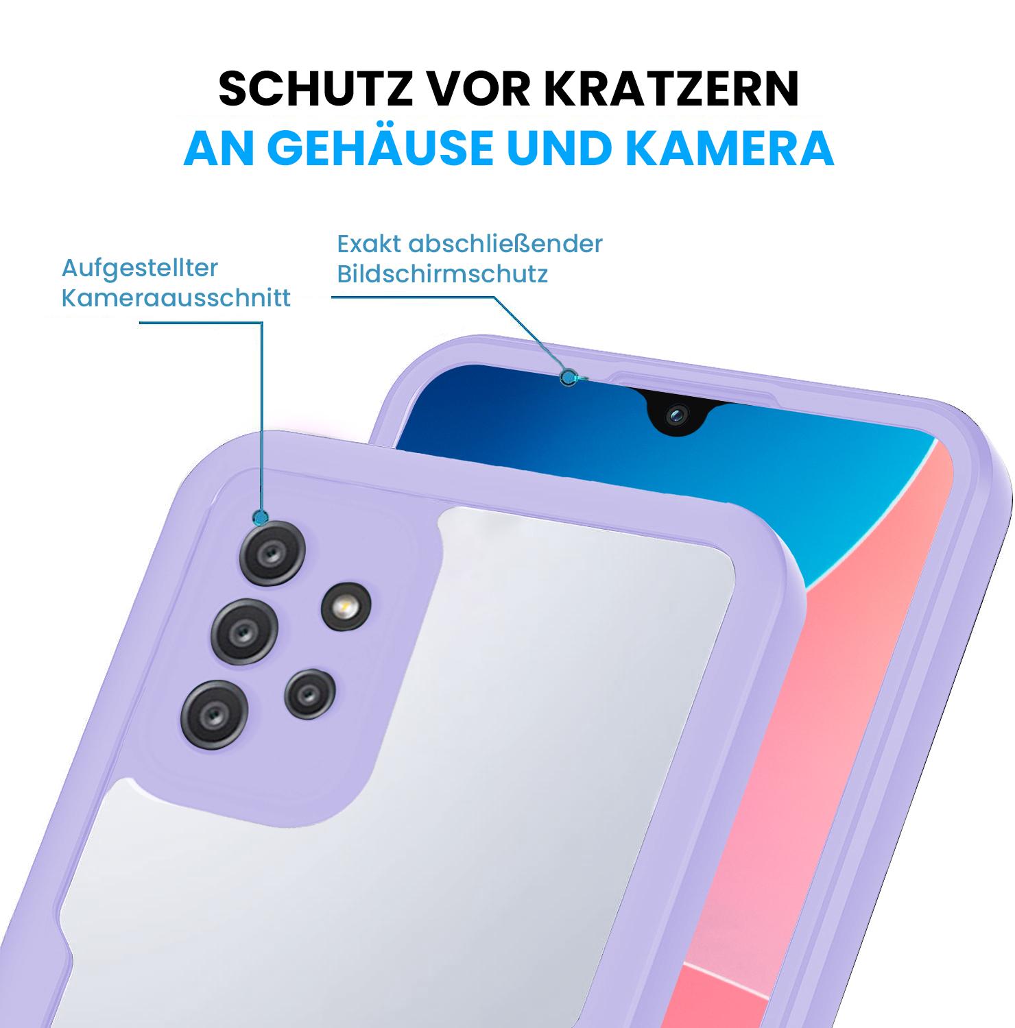 360 Grad Handyhülle für Samsung Galaxy A52 A52 5G A52s 5G Rundum Schutz Case