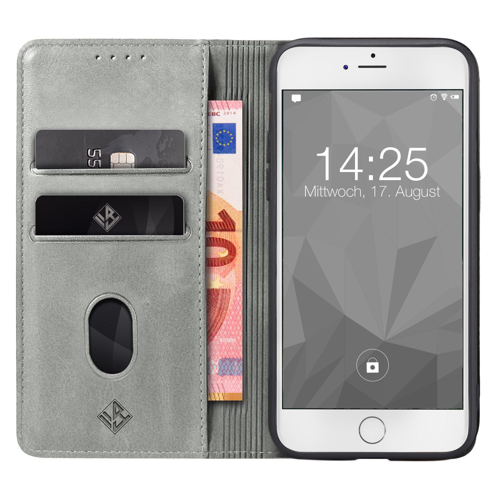 Handy Hülle für Apple iPhone 6 6S Handyhülle Case Cover Klapphülle Magneten