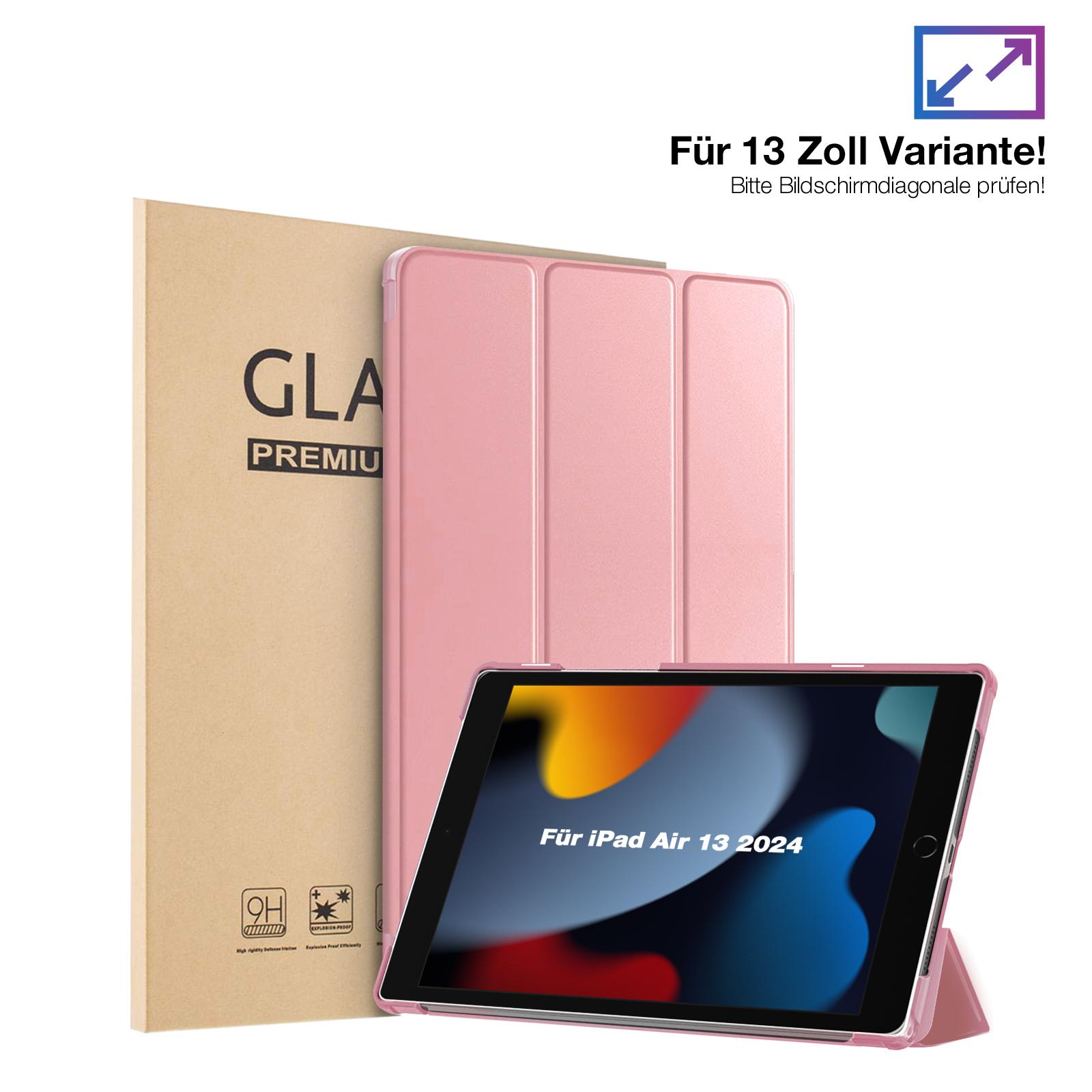 Tablet Schutzhülle für Apple iPad Air 6. Gen 13 2024 Hülle Cover Case Glas