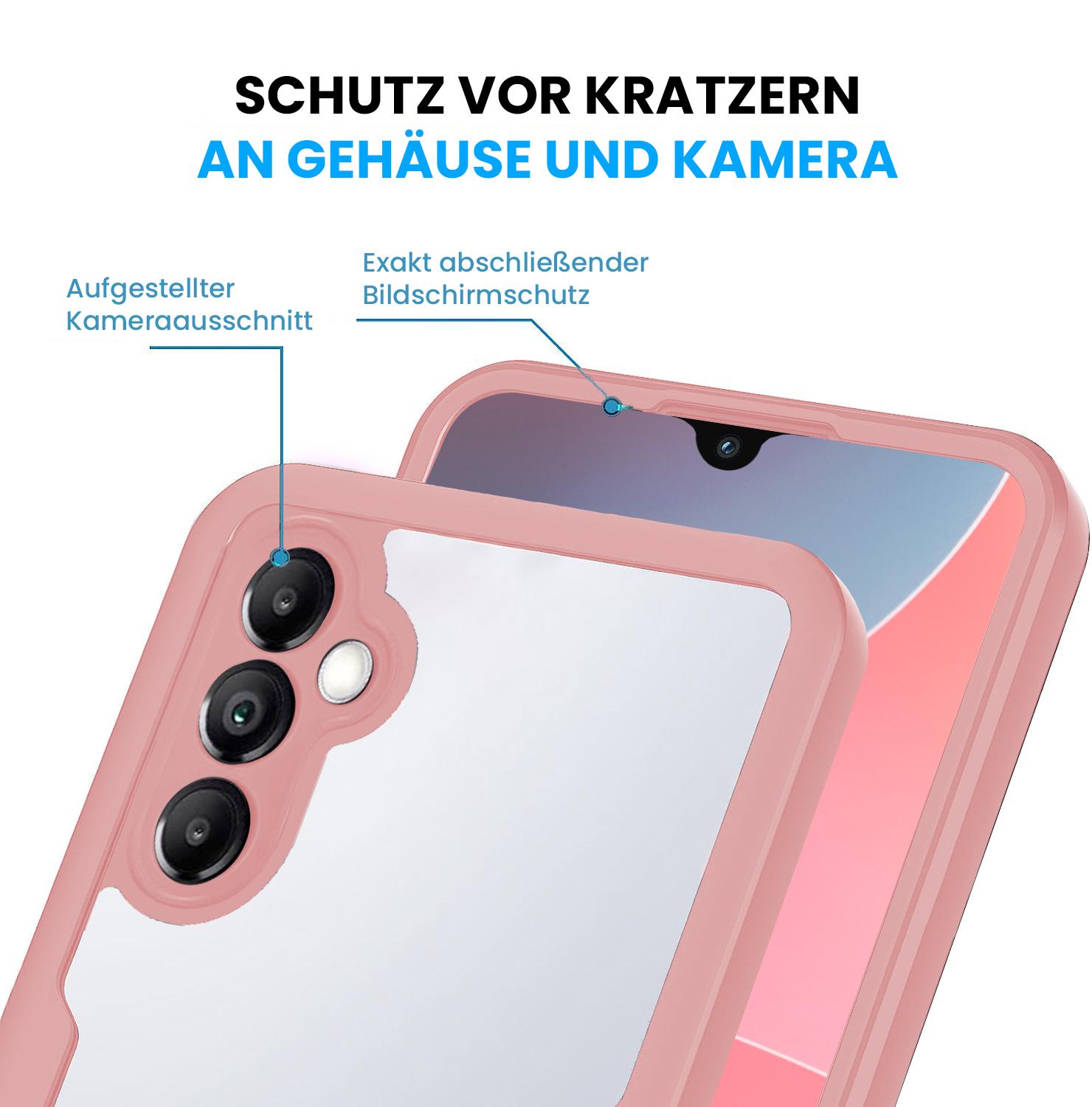 360 Grad Handyhülle für Samsung Galaxy A55 5G Rundum Schutz Case Front Backcover