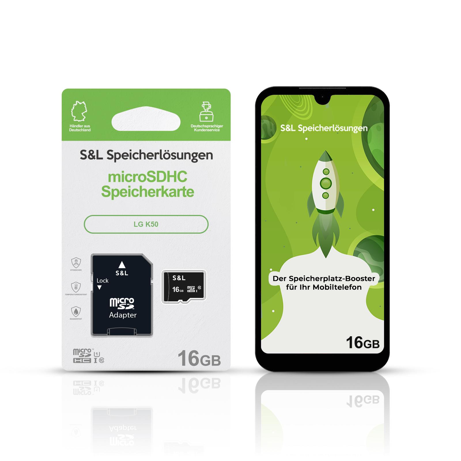 micro SD Speicherkarte Memory Speicher für LG K50 16GB 32GB 64GB 128GB 256GB Top