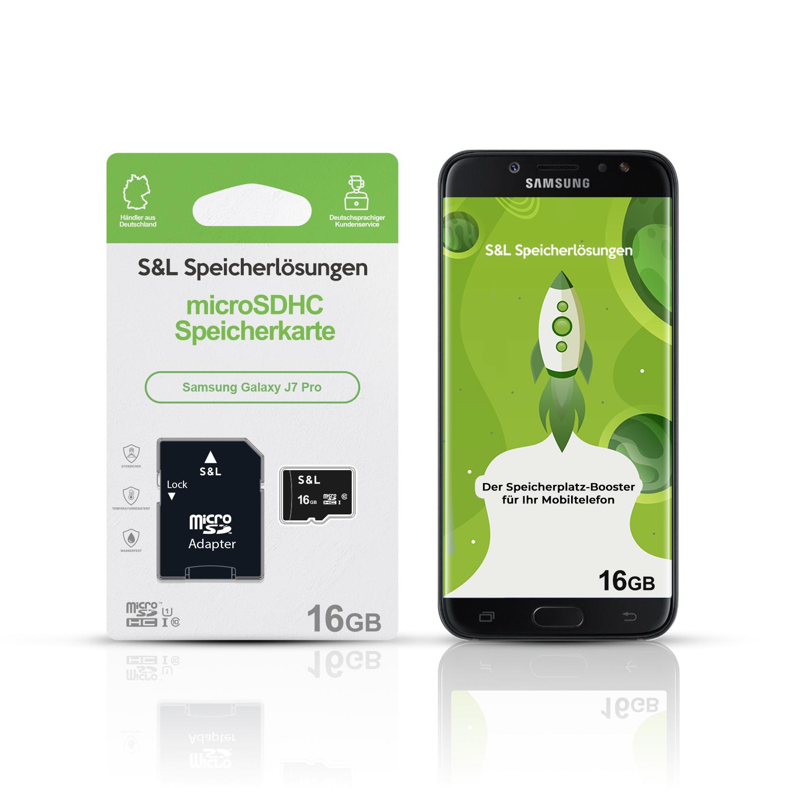 micro SD Speicherkarte für Samsung Galaxy J7 Pro 16GB 32GB 64GB 128GB 256GB