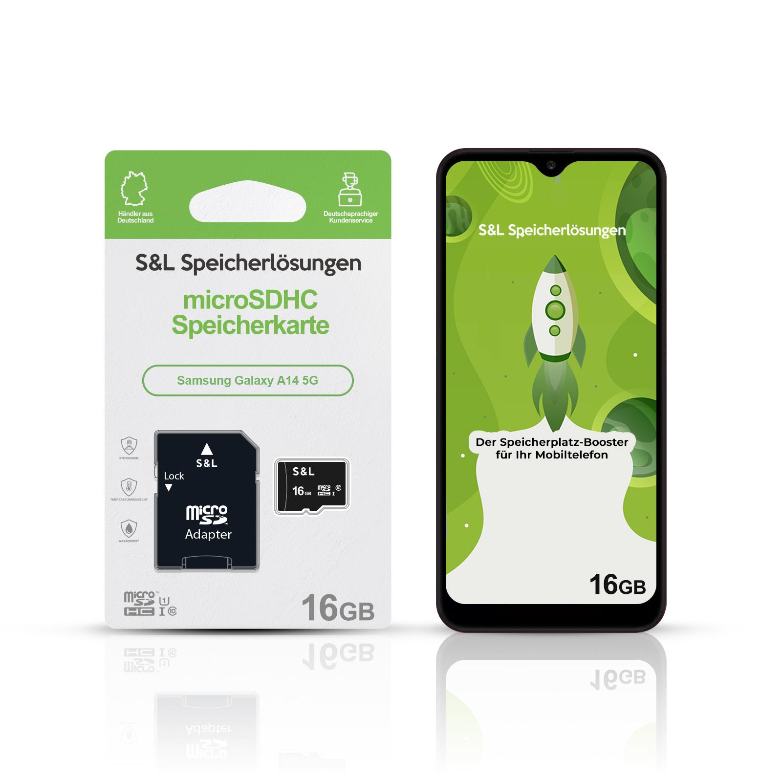 micro SD Speicherkarte für Samsung Galaxy A14 5G 16GB 32GB 64GB 128GB SD Karte