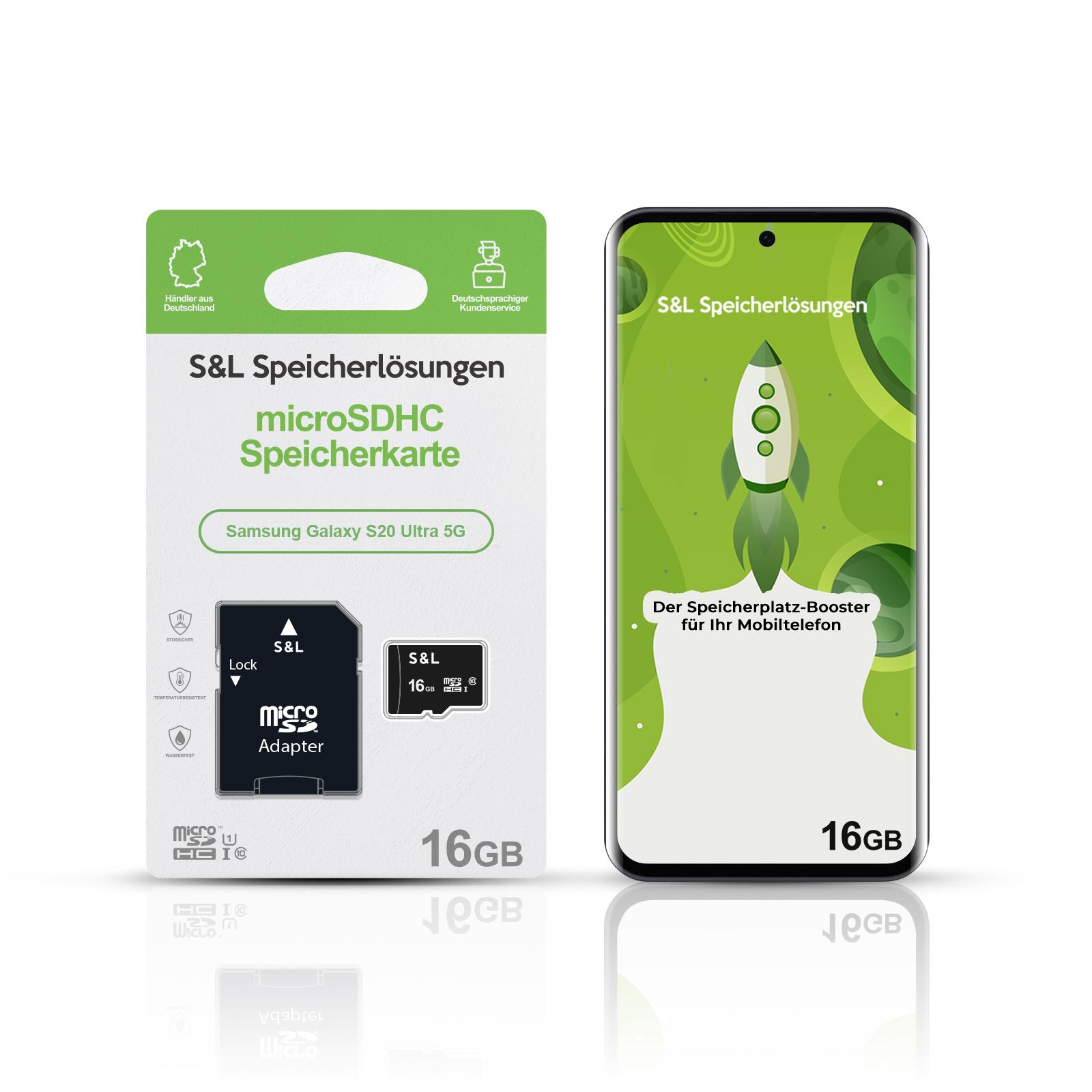 micro SD Speicherkarte für Samsung Galaxy S20 Ultra 5G 16GB 32GB 64GB 128GB