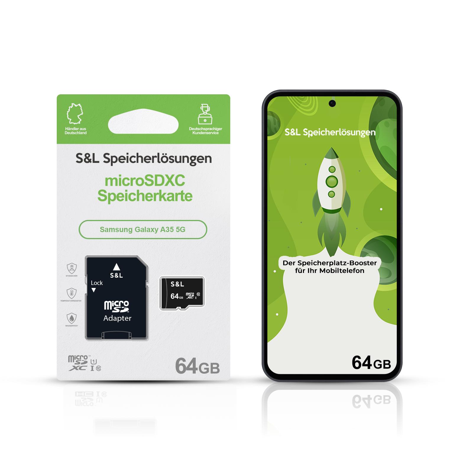 micro SD Speicherkarte für Samsung Galaxy A35 5G 32GB 64GB 128GB 256GB SD Karte