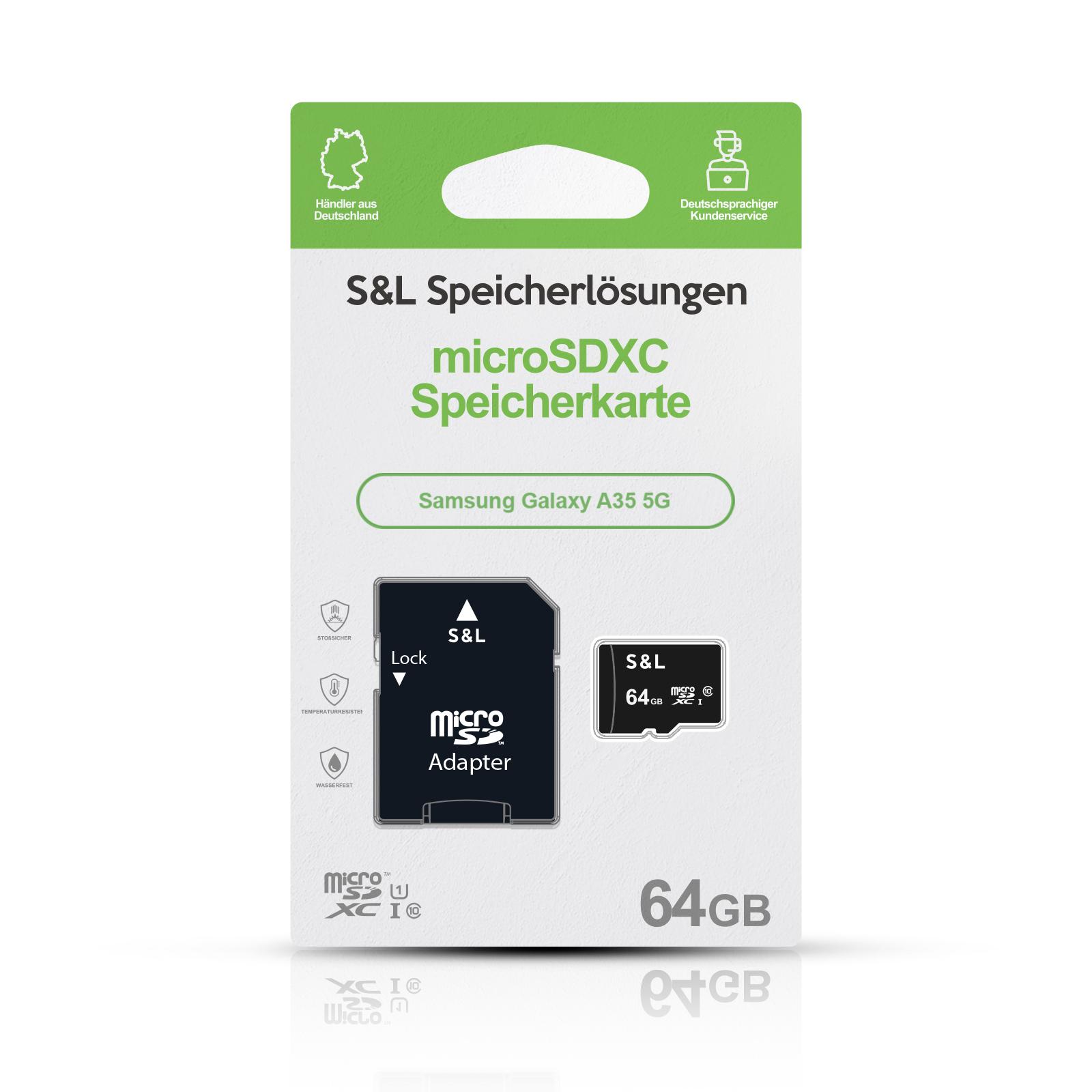 micro SD Speicherkarte für Samsung Galaxy A35 5G 32GB 64GB 128GB 256GB SD Karte