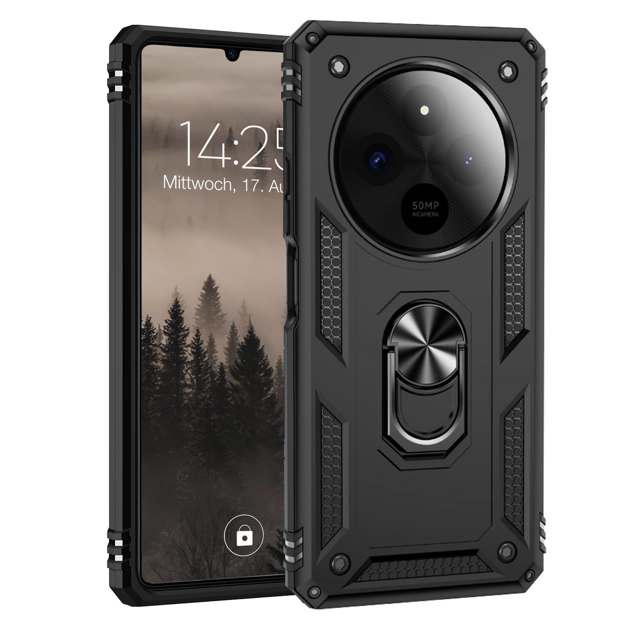 Handyhülle für Xiaomi Redmi 14C Schutz Hülle Case Outdoor Panzer 9H Displayglas