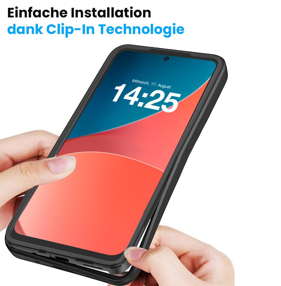 360 Grad Handyhülle für Samsung Galaxy A36 5G Rundum Schutz Case Front Backcover