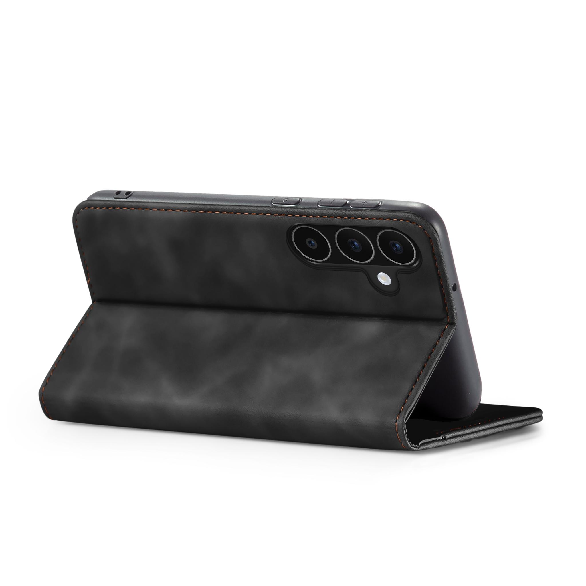 Handy Hülle für Samsung Galaxy A56 5G Klapp Magnet Smartphone Cover Case 9H Glas