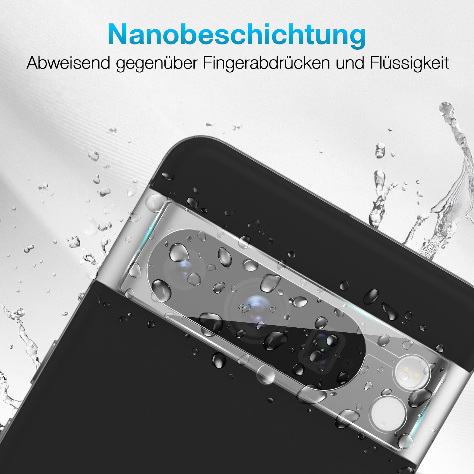 2x Kamera Schutz Glas für Google Pixel 8 8 Pro 8a Schutzglas Panzerfolie 9H