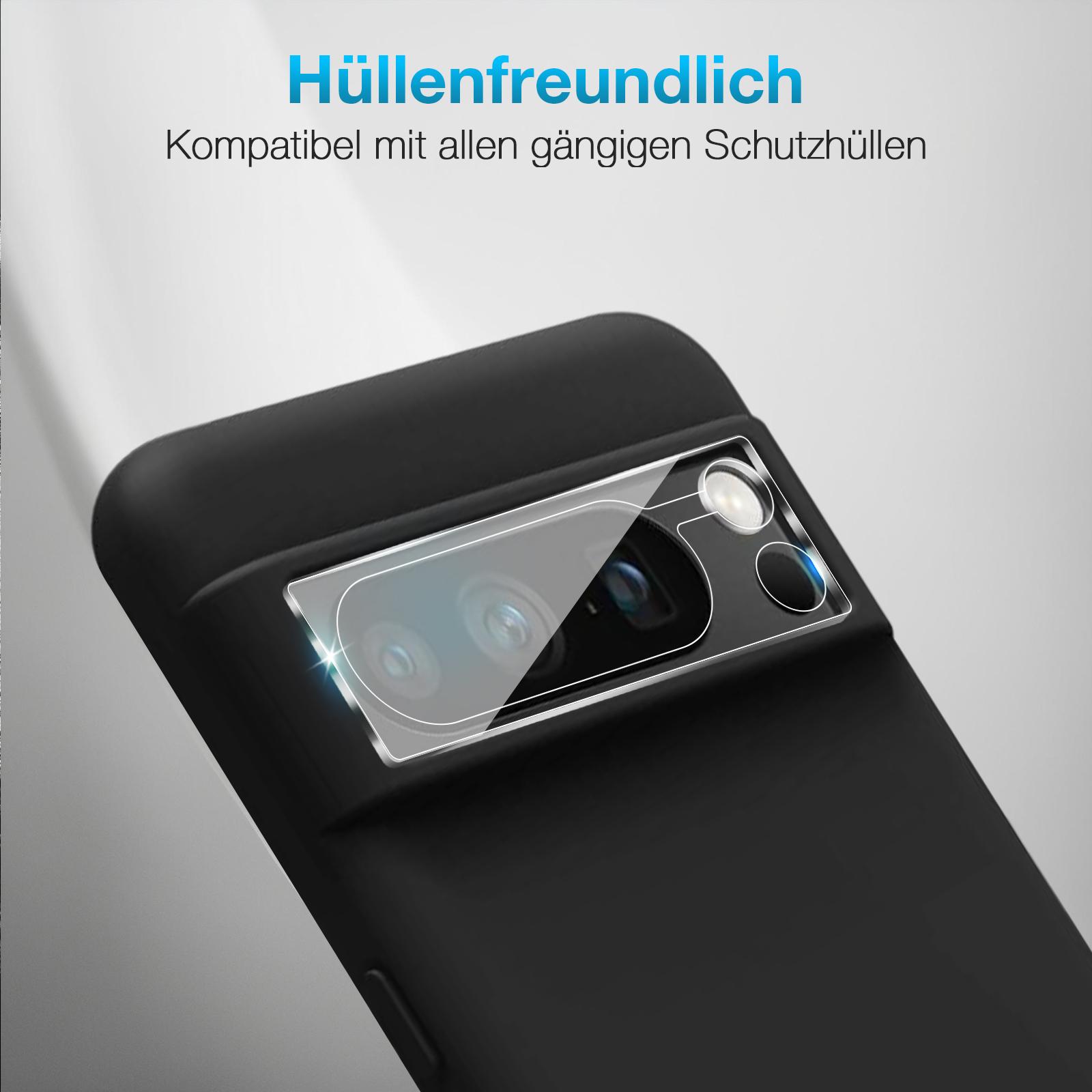 2x Kamera Schutz Glas für Google Pixel 8 8 Pro 8a Schutzglas Panzerfolie 9H