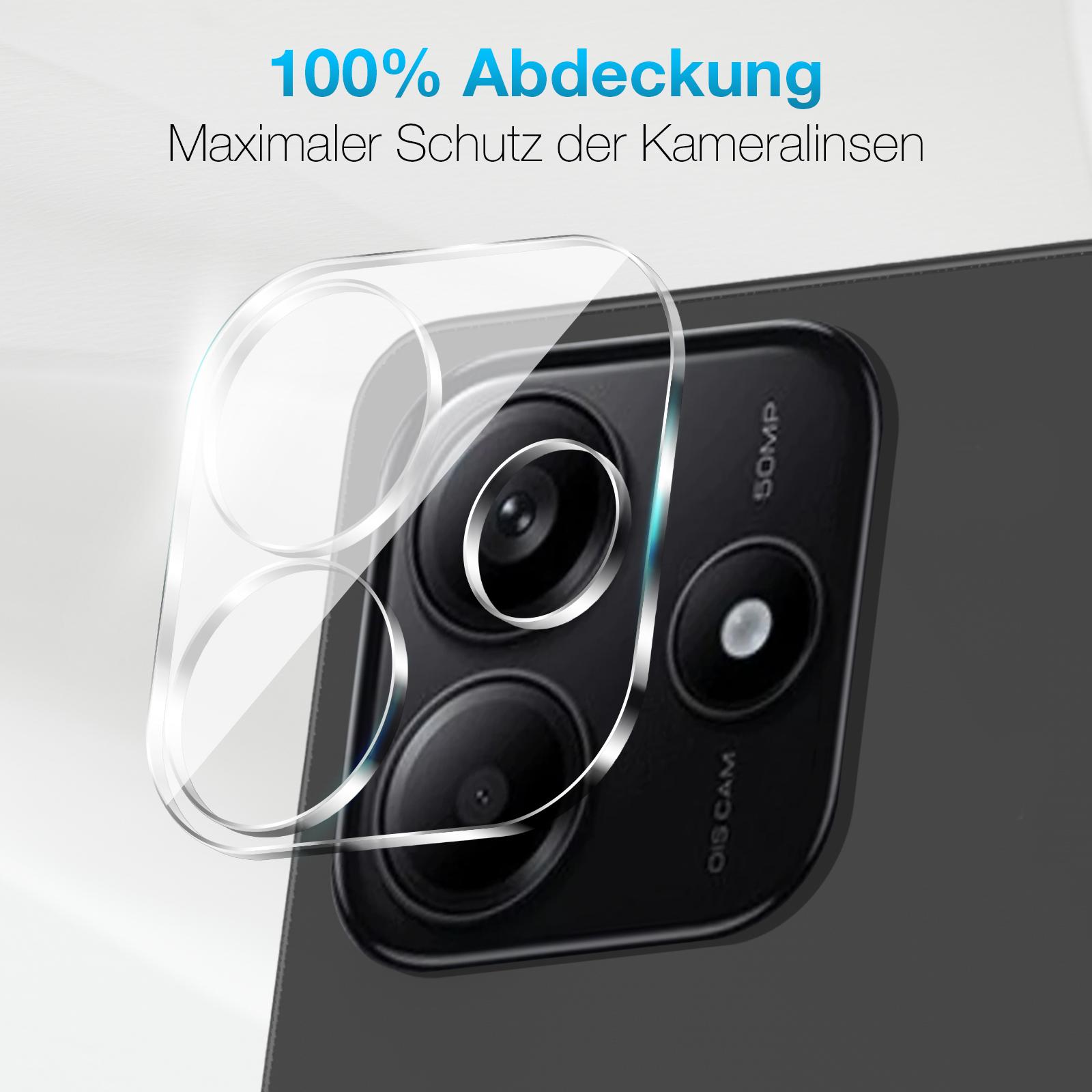 2x Kamera Schutz Glas für Xiaomi Redmi Note 14 5G Pro 5G Pro 5G Panzerfolie 9H