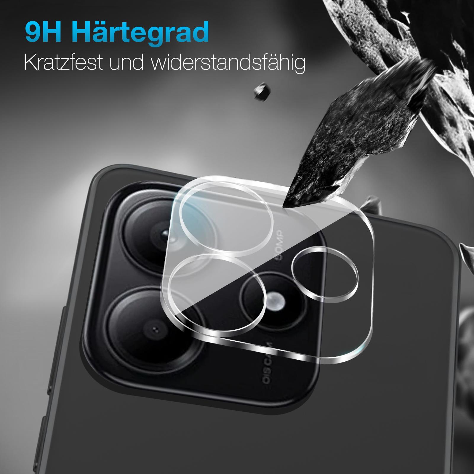 2x Kamera Schutz Glas für Xiaomi Redmi Note 14 5G Pro 5G Pro 5G Panzerfolie 9H
