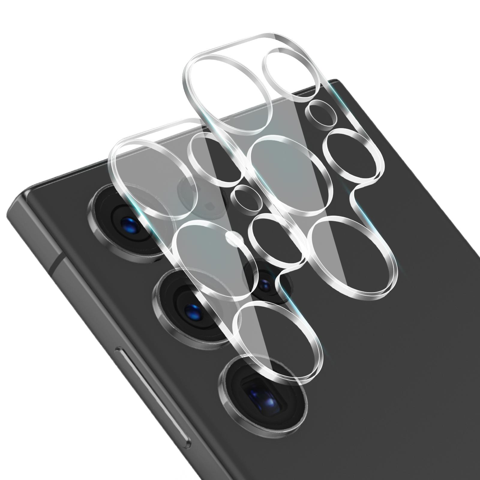 2x Kamera Schutzglas für Samsung Galaxy S25 Ultra Edge S25 Kameraschutz 9H Glas
