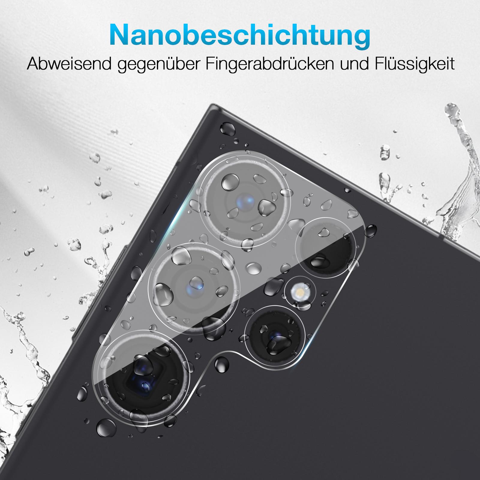 2x Kamera Schutzglas für Samsung Galaxy S25 Ultra Edge S25 Kameraschutz 9H Glas