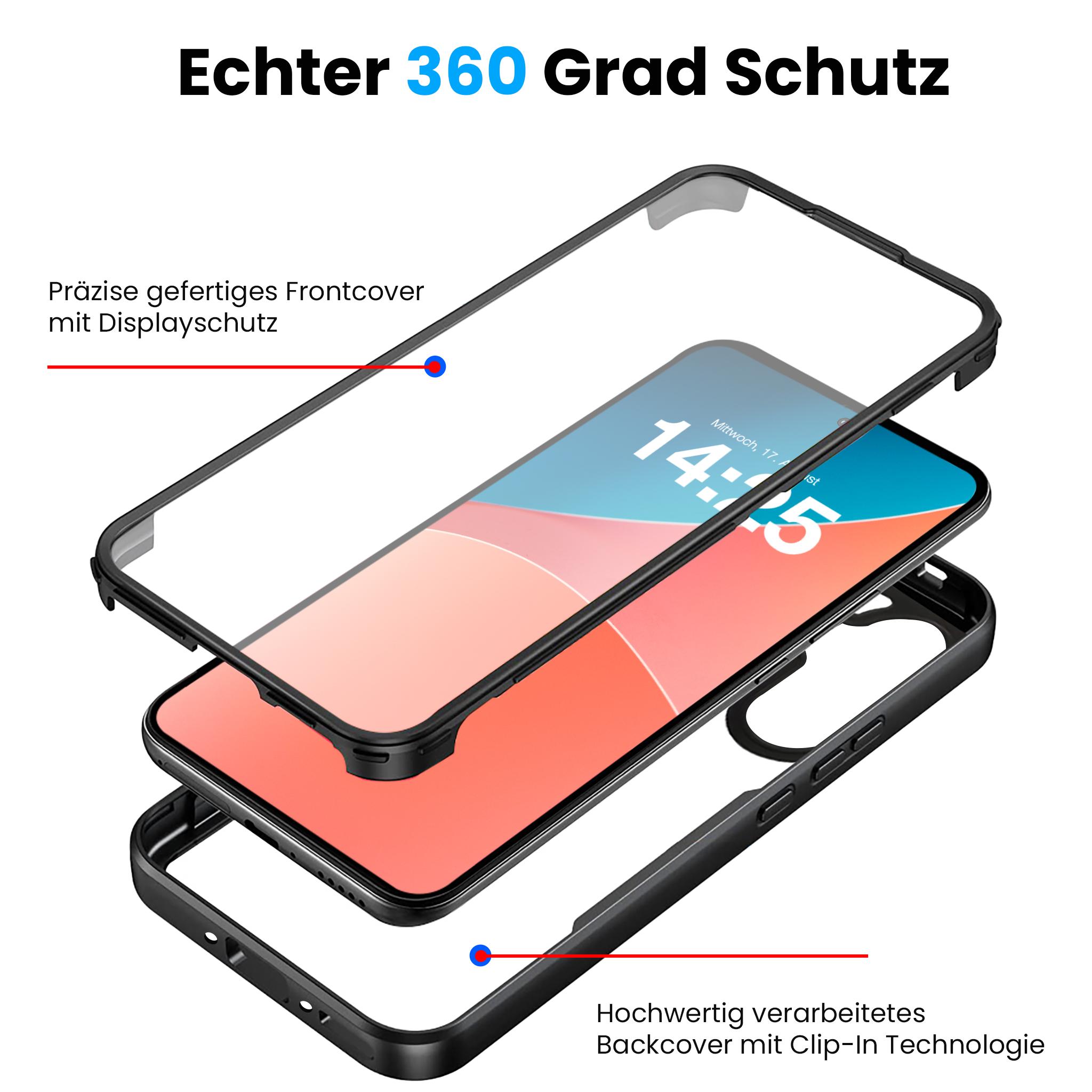 360 Grad Handyhülle für Samsung Galaxy A56 5G Rundum Schutz Case Front Backcover