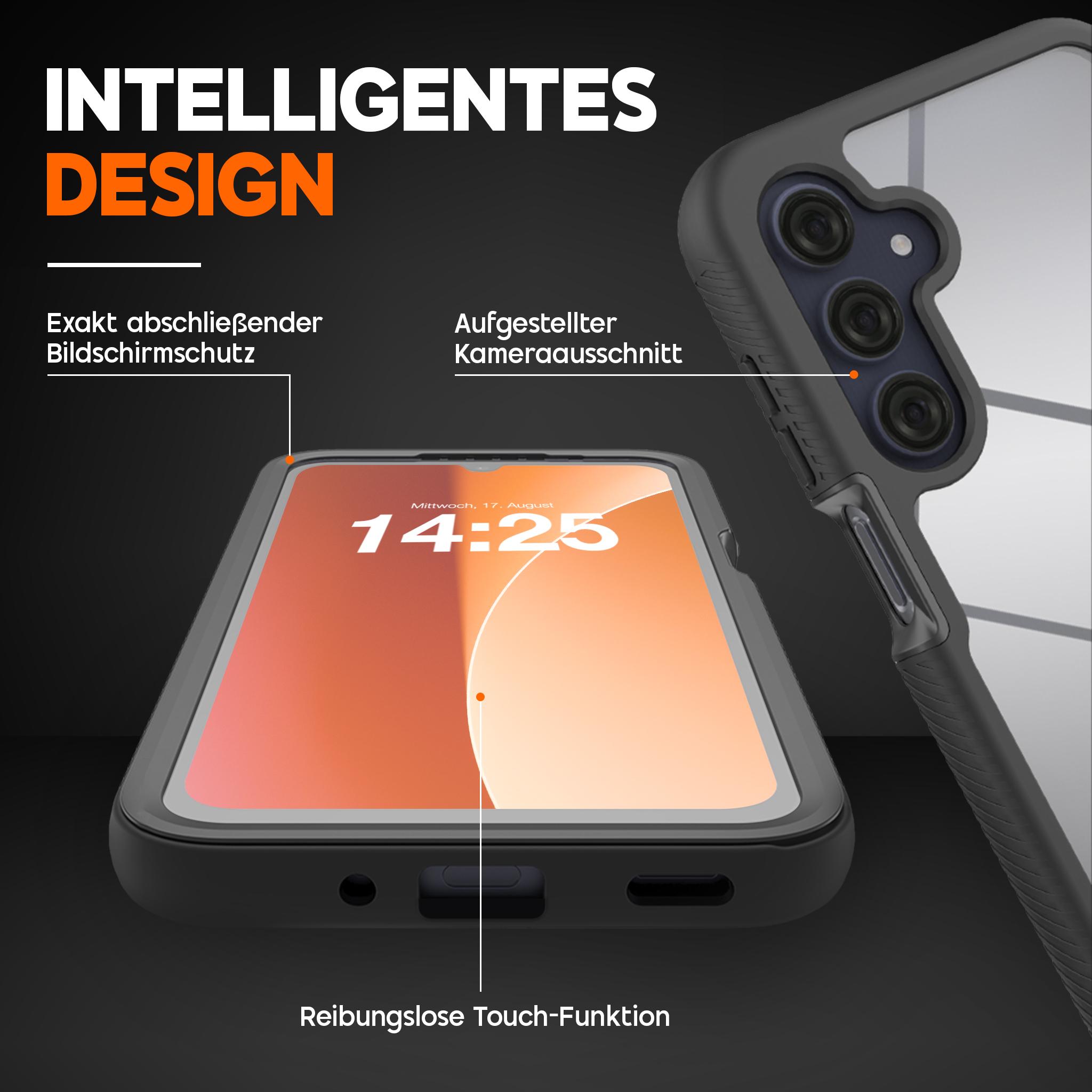 360 Grad Premium Handy Hülle für Samsung Galaxy S25 S25 Ultra S24 A56 A36 A16 5G