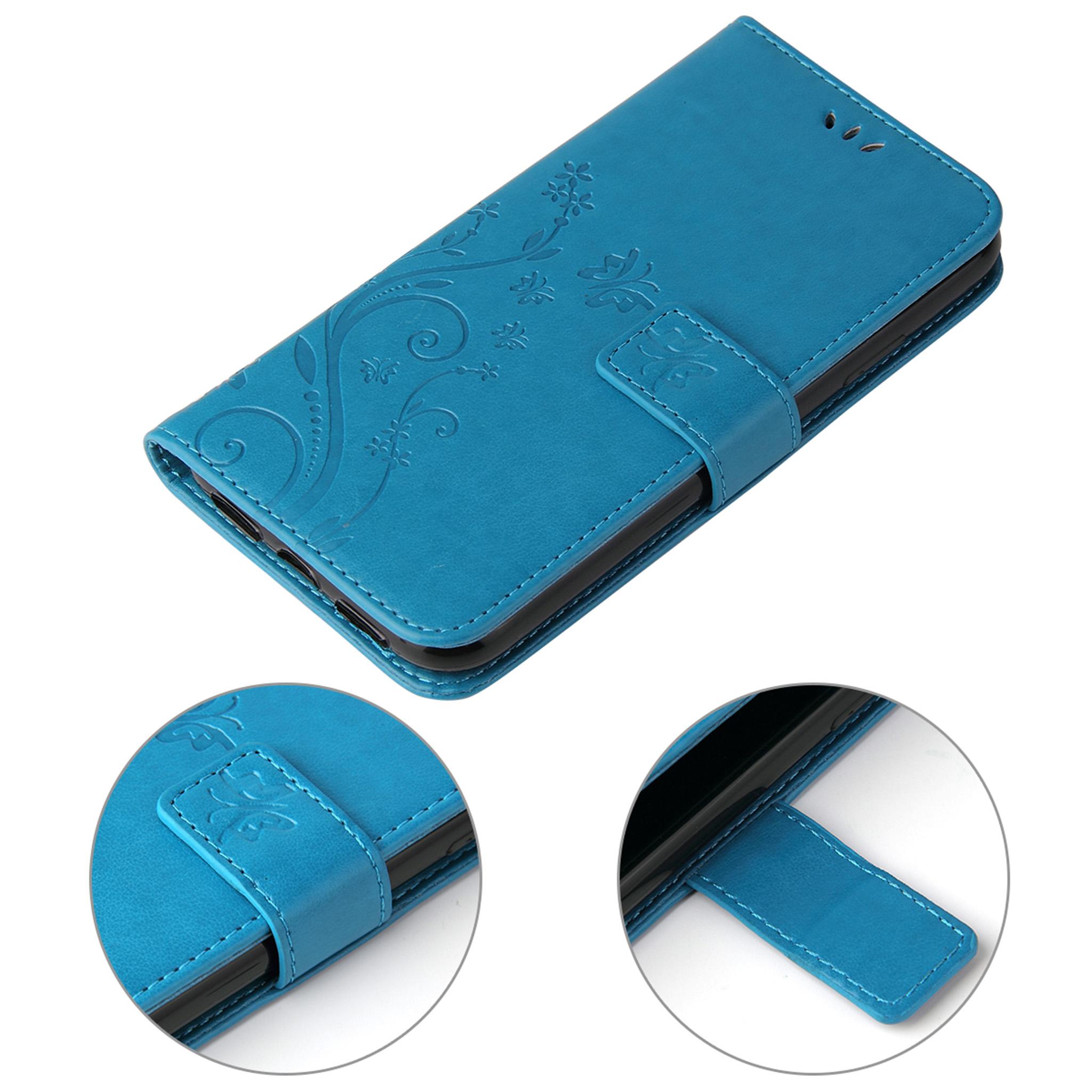 Handy Hülle für Xiaomi Redmi Note 14 Pro Pro 5G Klapphülle Blumen Cover Case