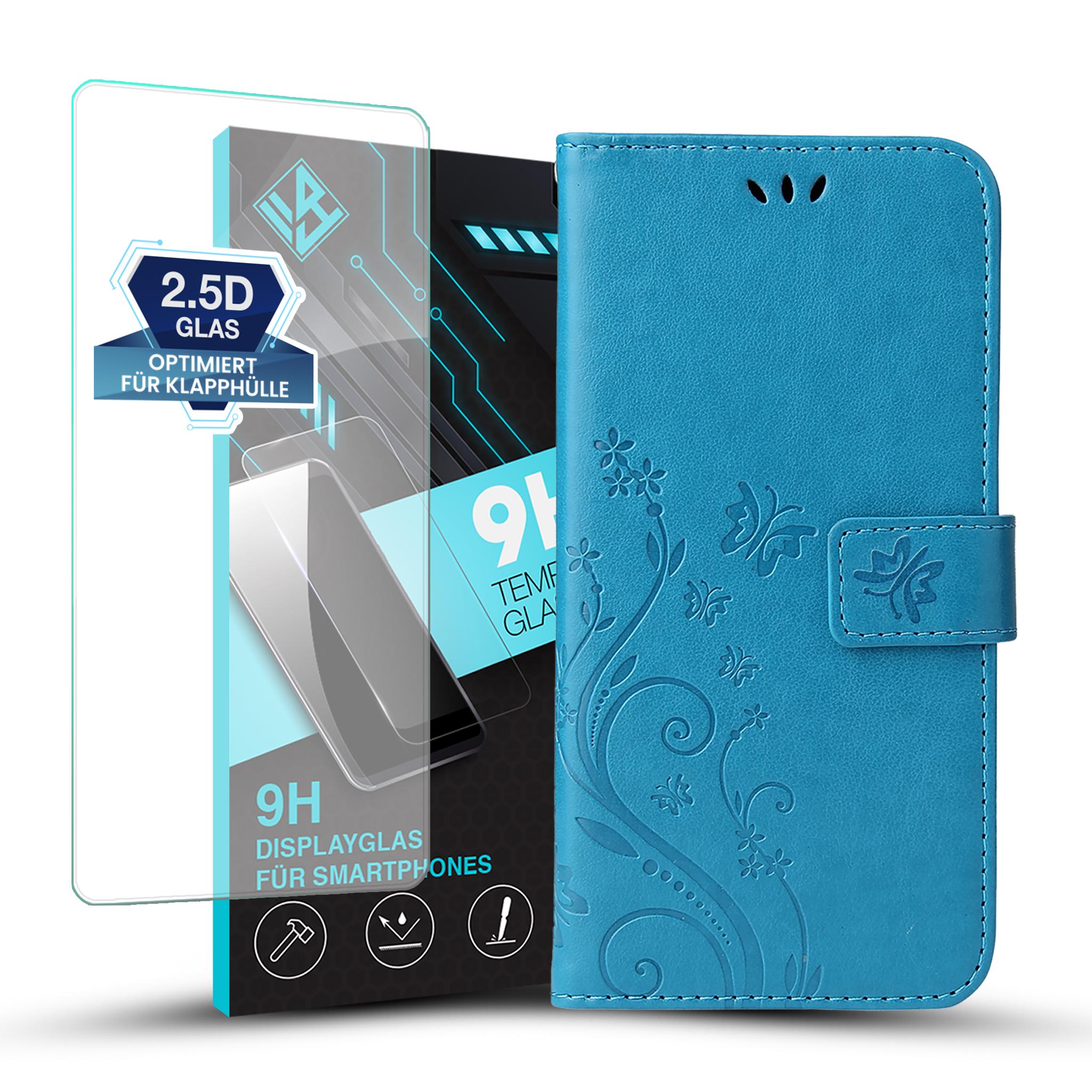 Handy Hülle für Xiaomi Redmi Note 14 Pro Pro 5G Klapphülle Blumen Cover Case