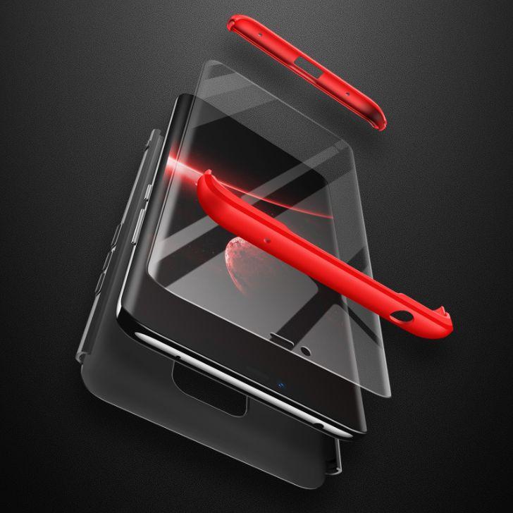 Handyhülle für Huawei Mate 20 Pro 360 Grad Bumper Case Displayschutz Glas Top 