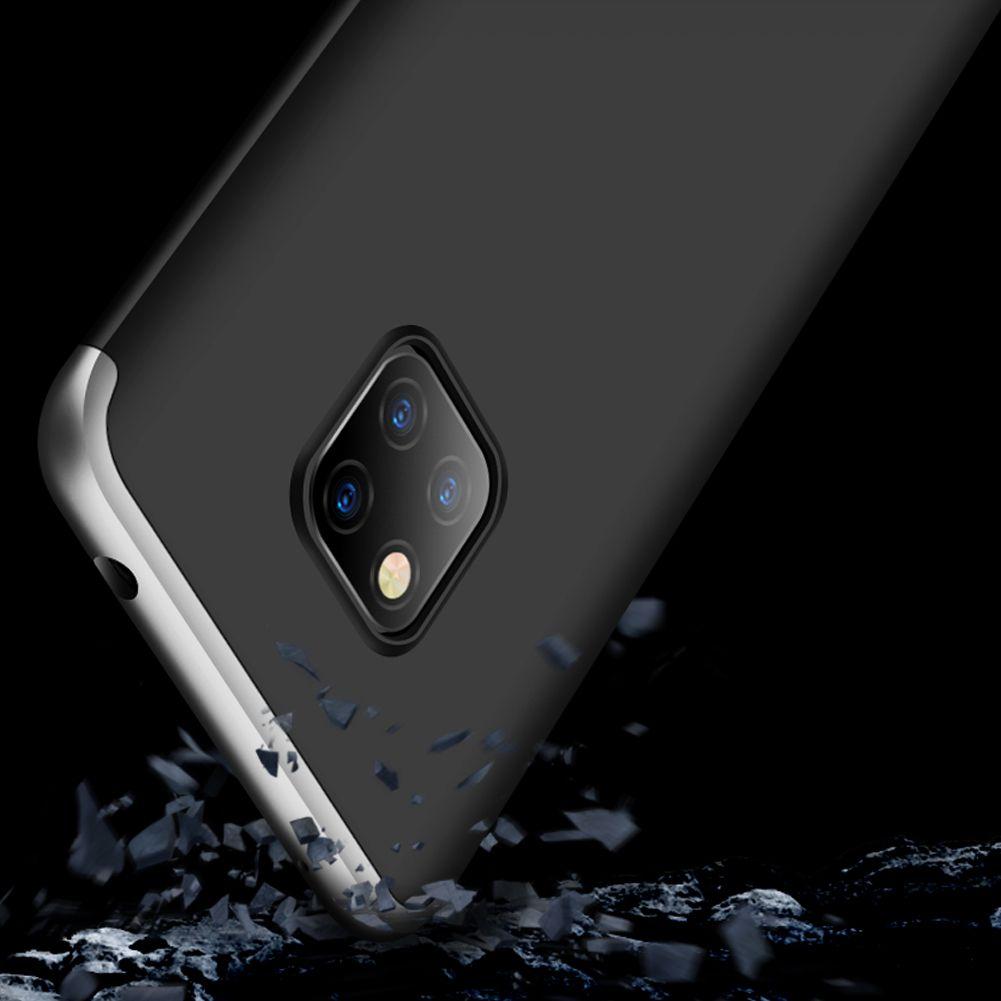 Handyhülle für Huawei Mate 20 Pro 360 Grad Bumper Case Displayschutz Glas Top 