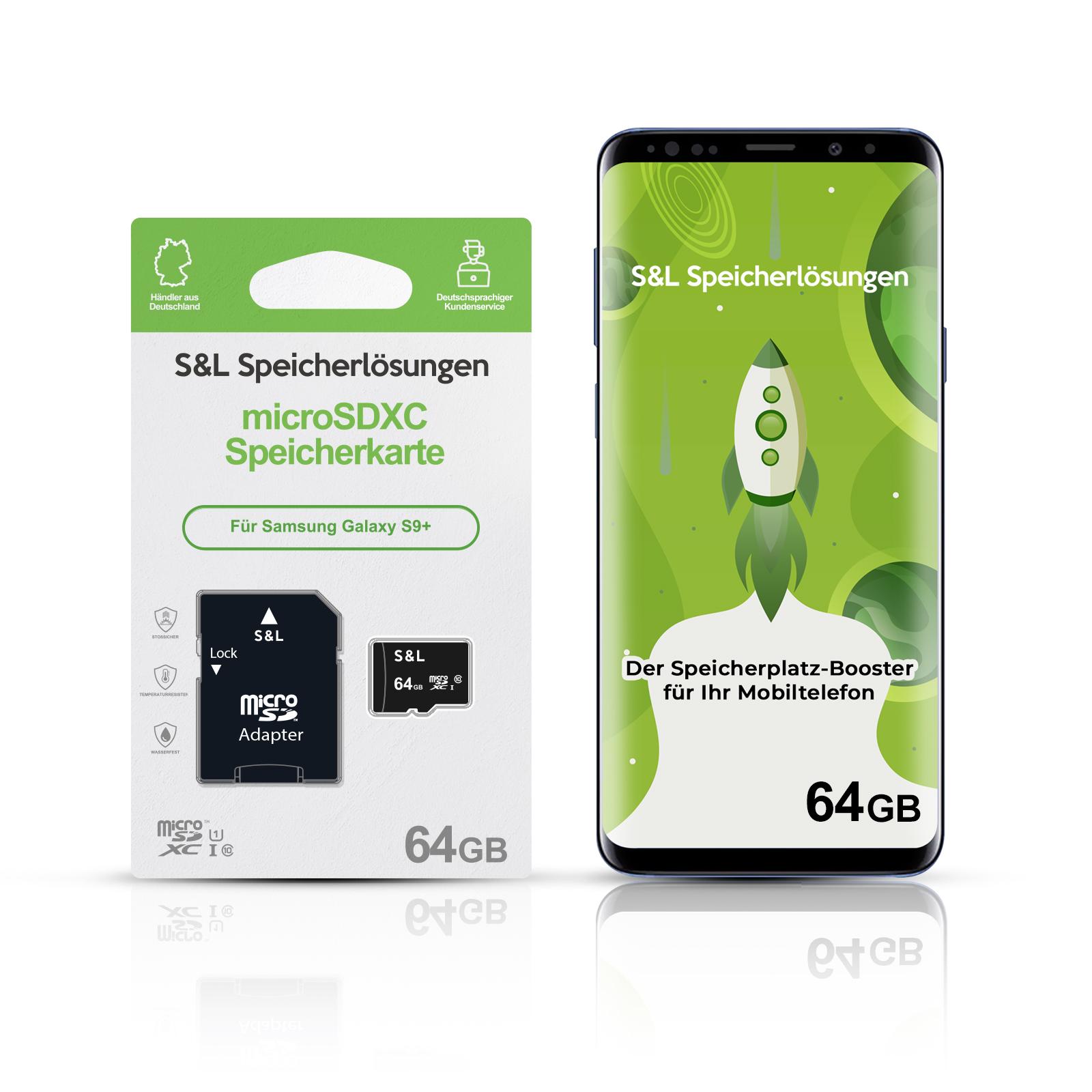 micro SD Speicherkarte für Samsung Galaxy S9 Plus 16GB 32GB 64GB 128GB 256GB