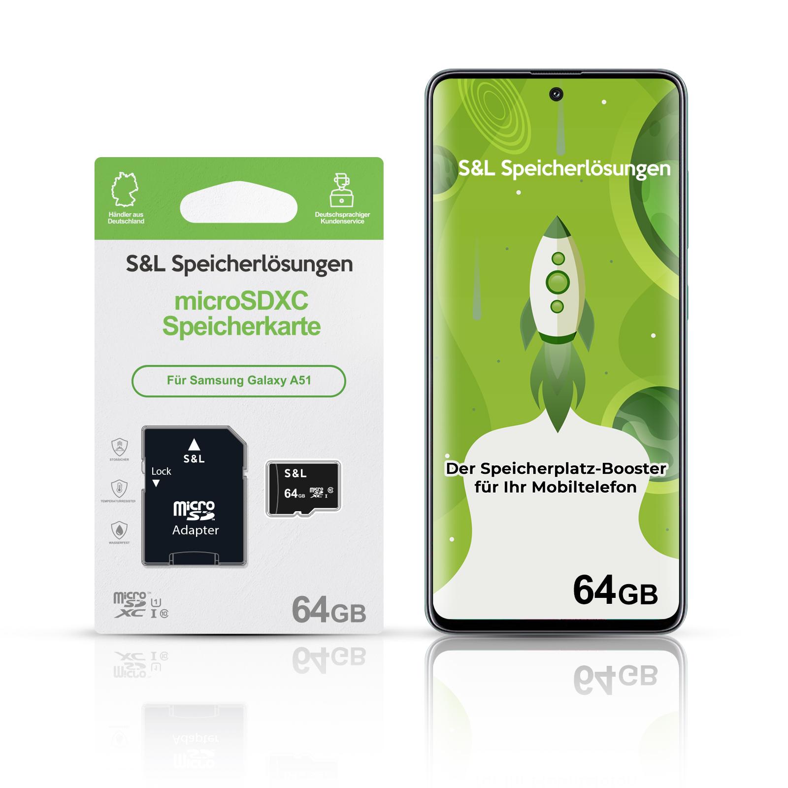 microSD Micro SD Speicherkarte für Samsung Galaxy A51 16GB 32GB 64GB 128GB 256GB