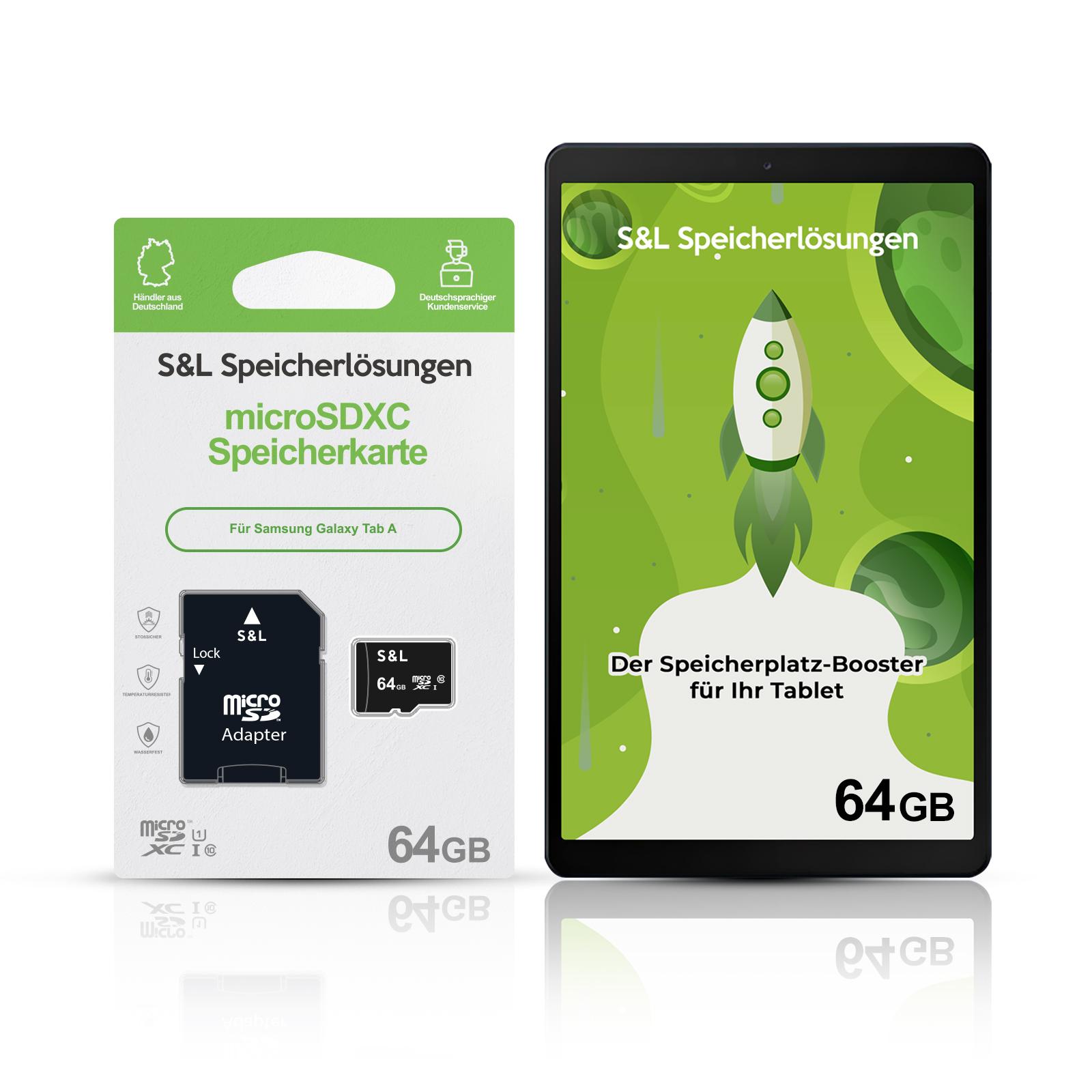 micro SD Speicherkarte für Samsung Galaxy Tab A 16GB 32GB 64GB 128GB 256GB Top