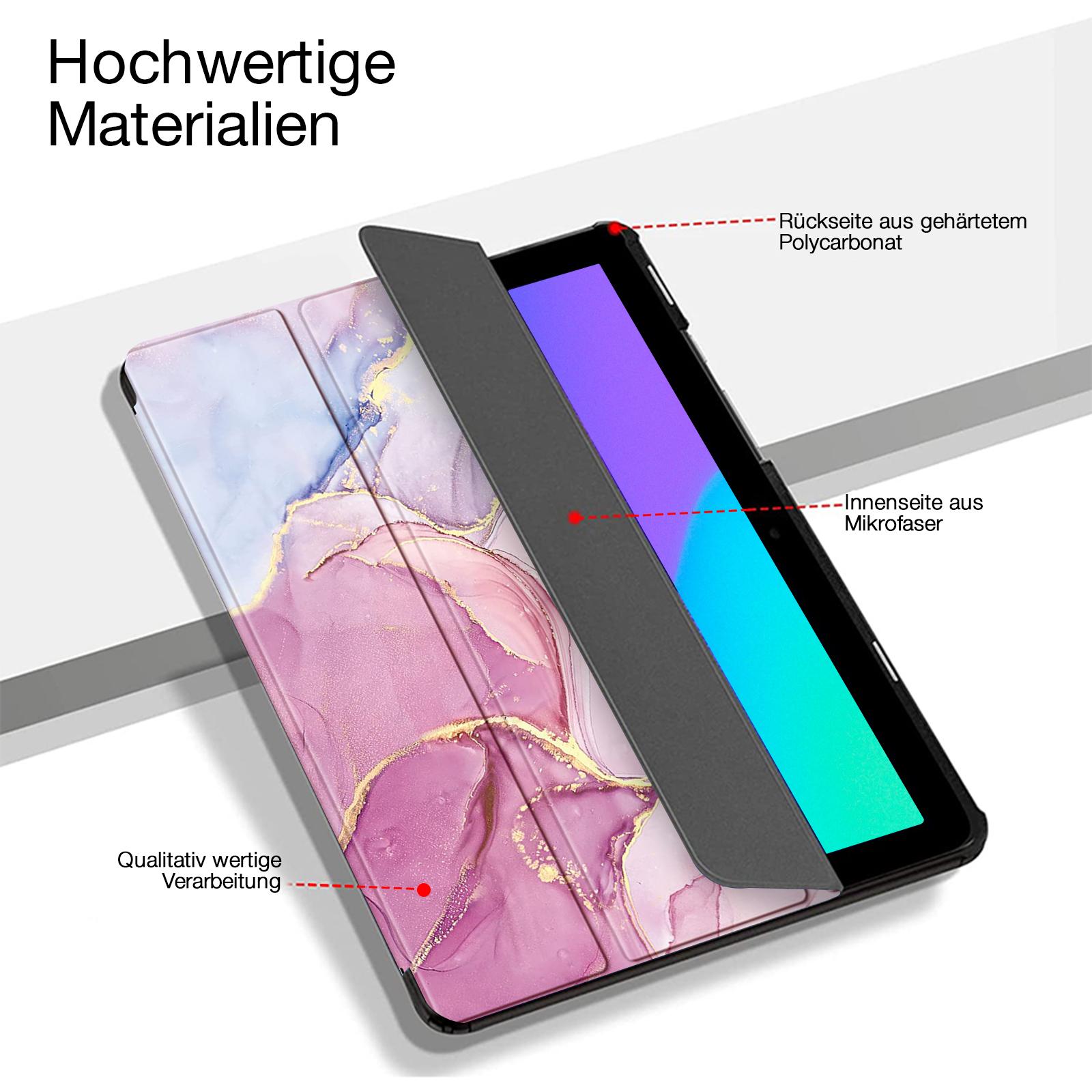 Schutzhülle 2x Folie für Samsung Galaxy Tab A8 10.5 2021 Tablet viele Farben