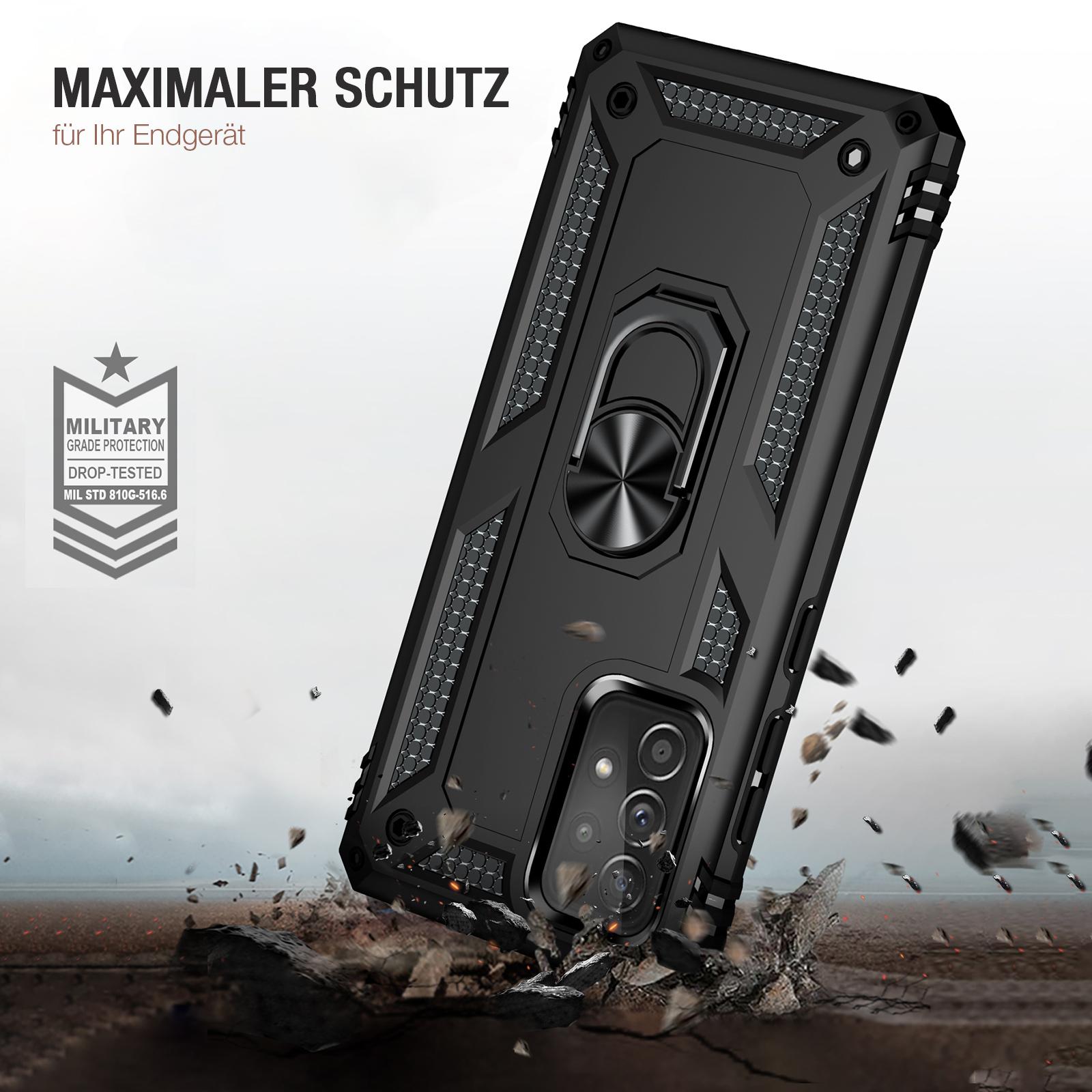 Armor Hülle für Samsung Galaxy A52 A52s 5G Outdoor Panzer Displayglas Schutz 9H
