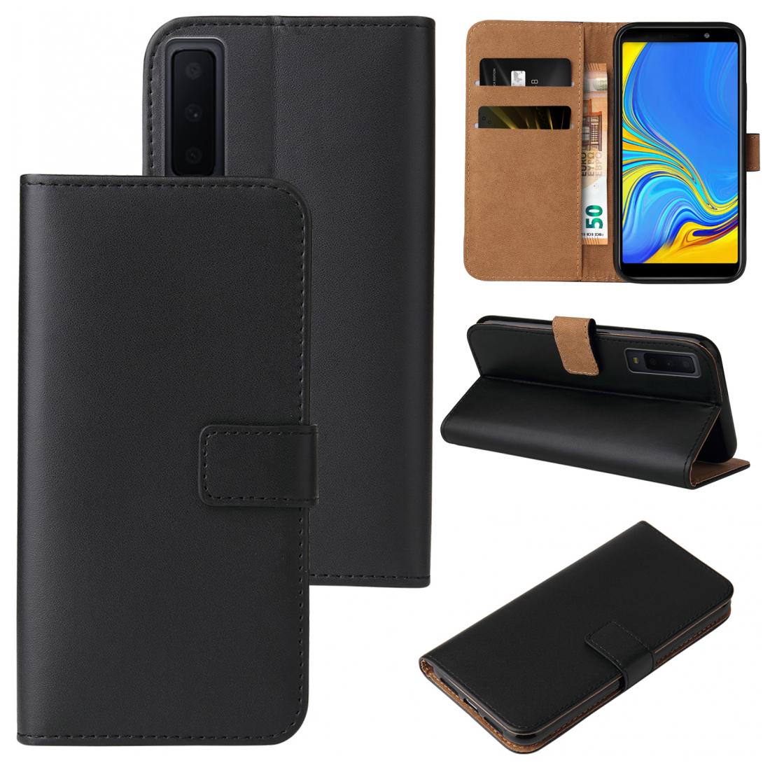 Handy Tasche Schutzhülle Book Case Flip Cover Wallet Etui Handy Hülle Schwarz