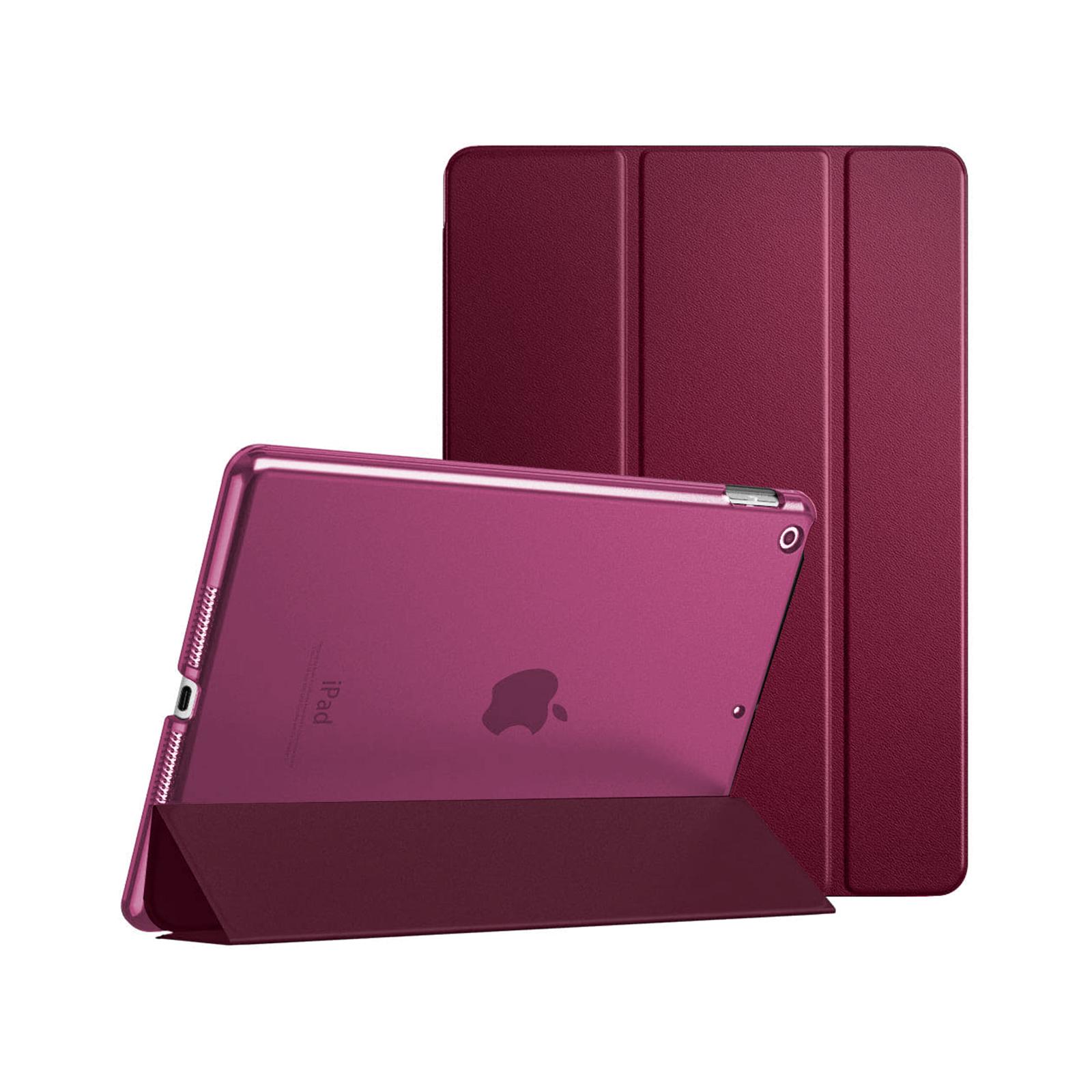 Schutzhülle 2x Folie Glas für iPad 9.8.7.Gen Tablet Cover 10,2 Zoll Farben