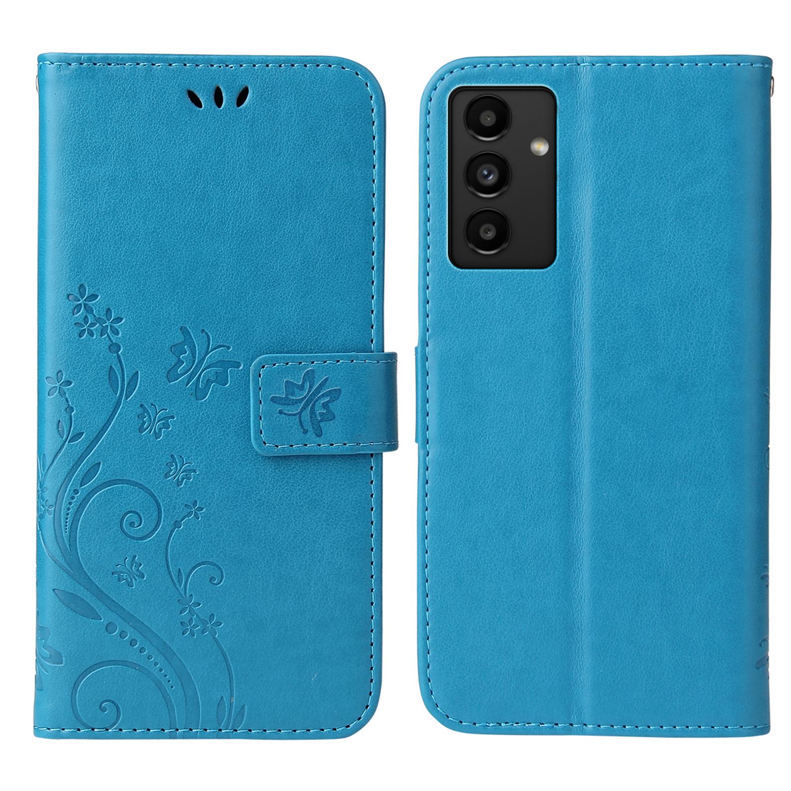 Handy Tasche für Samsung Galaxy A54 5G A55 5G Handyhülle Blumen Flip Cover