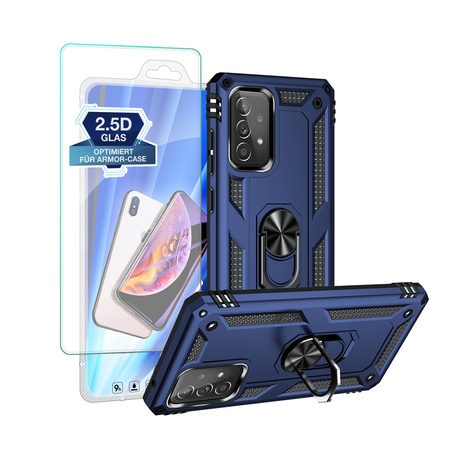 Armor Hülle für Samsung Galaxy A52 A52s 5G Outdoor Panzer Displayglas Schutz 9H