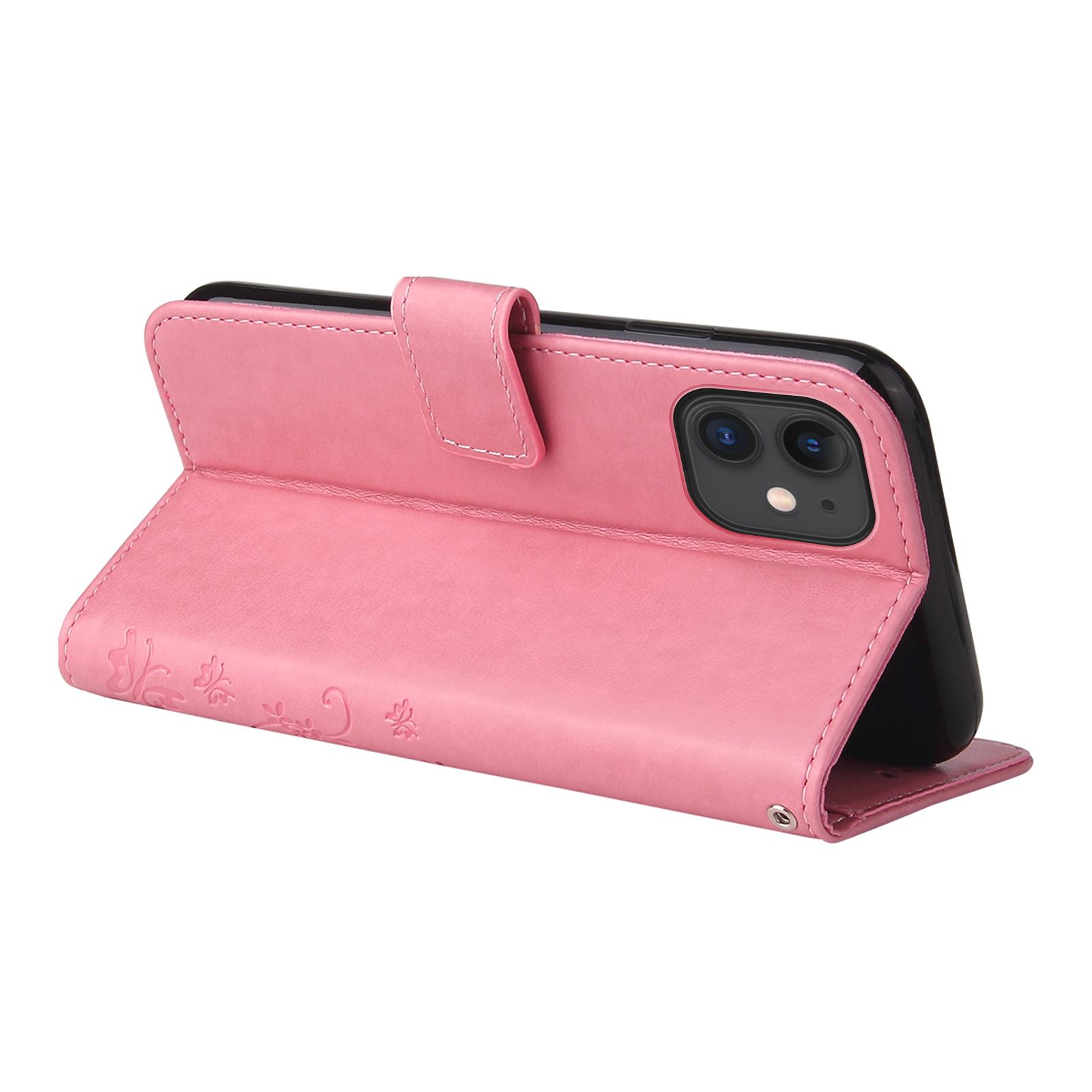 Handy Tasche für Apple iPhone 11 12 13 14 15 Pro Max Handyhülle Blumen Flip Case