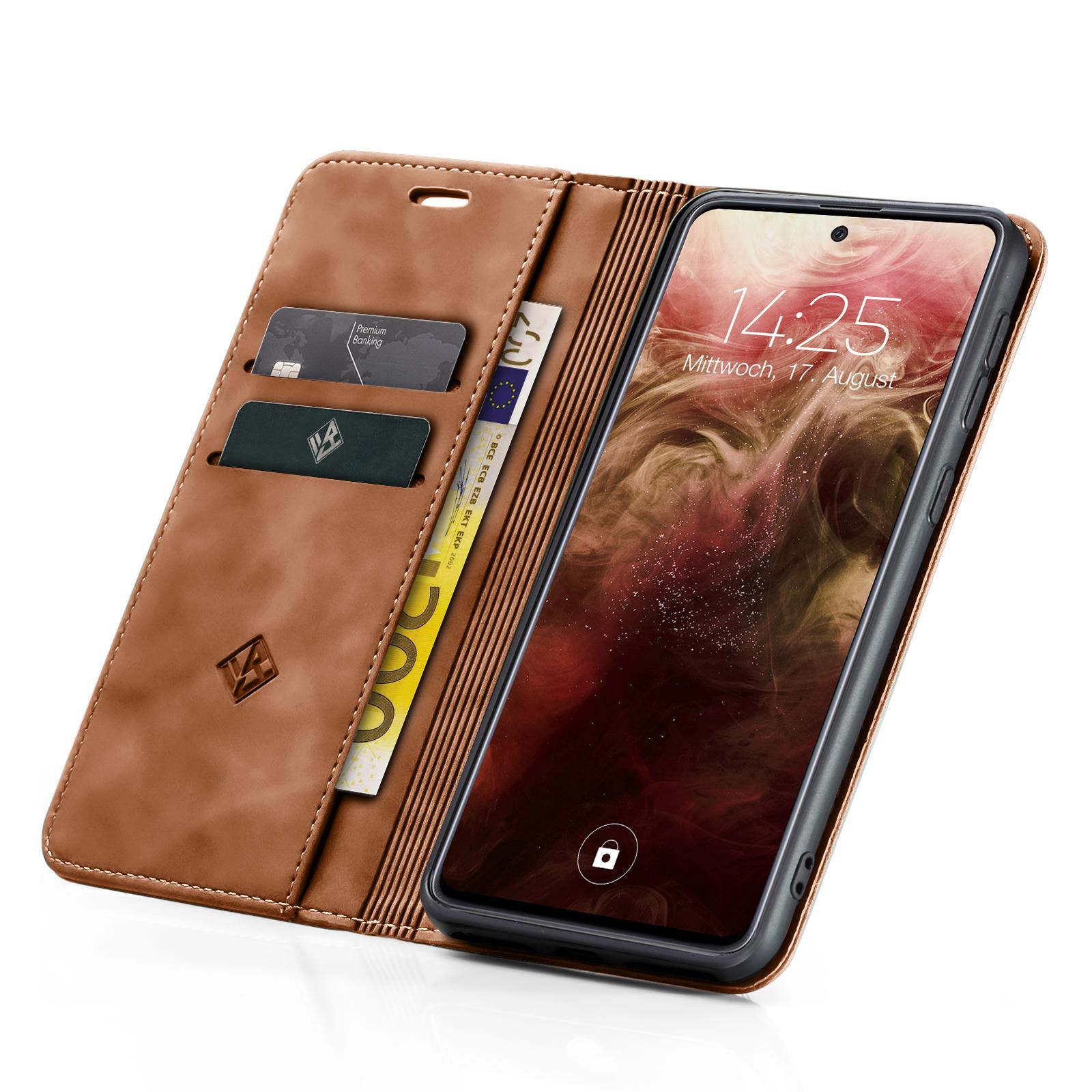 Handyhülle für Samsung Galaxy A55 5G A54 5G Hülle Klapphülle Magnet Kartenfach