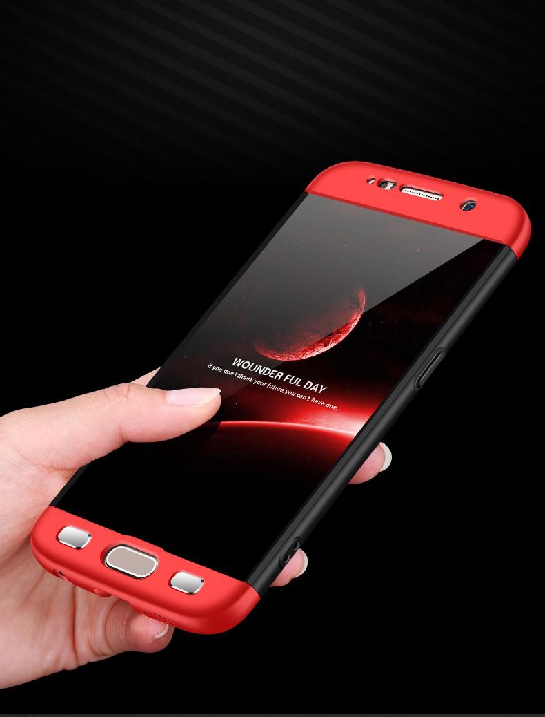 Handyhülle für Samsung Galaxy S7 S7 Edge S8 S8 S9 S9 Plus 360 Grad Bumper GLAS