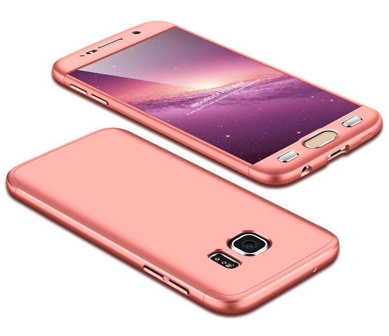 Handyhülle für Samsung Galaxy S7 S7 Edge Hülle S9 S9 Plus 360 Grad Bumper GLAS