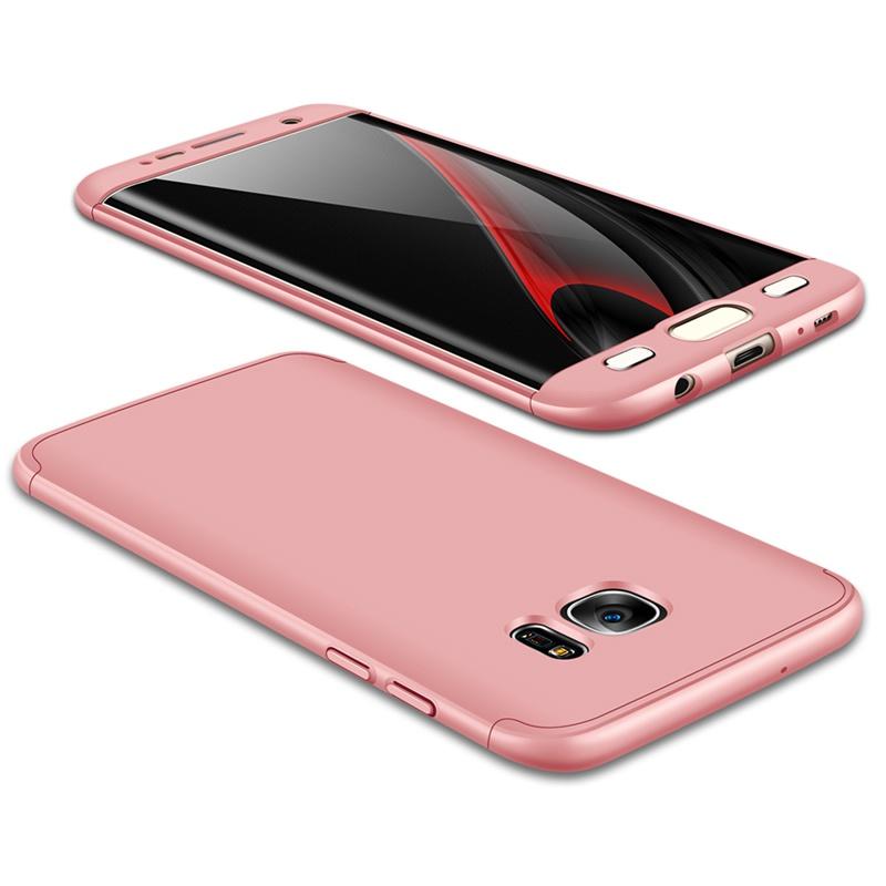 Handyhülle für Samsung Galaxy S7 S7 Edge Hülle S9 S9 Plus 360 Grad Bumper GLAS