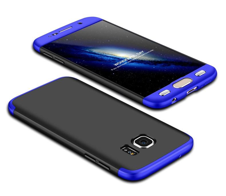 Handyhülle für Samsung Galaxy S7 S7 Edge S8 S8 S9 S9 Plus 360 Grad Bumper GLAS